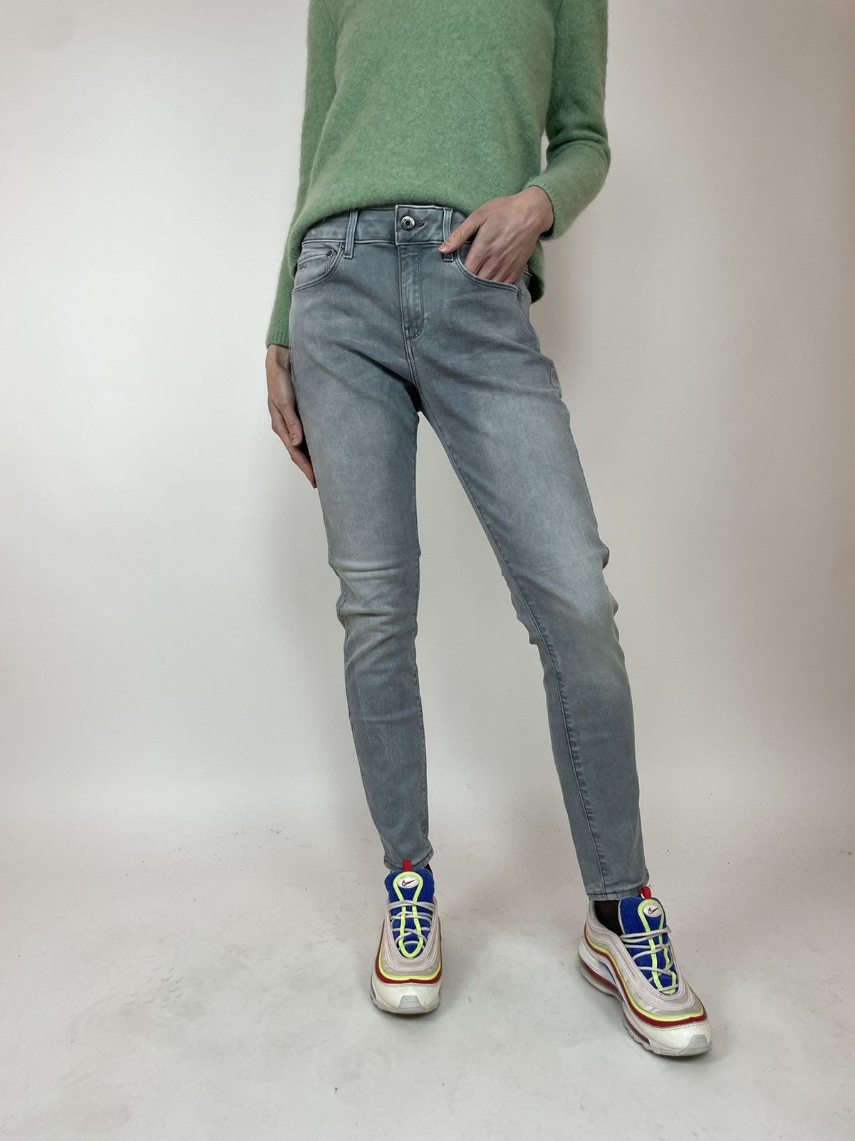 Other G-star RAW 3301 MID Skinny WMN Womens biker jeans size W30 Size 30" / US 8 / IT 44 - 1 Thumbnail