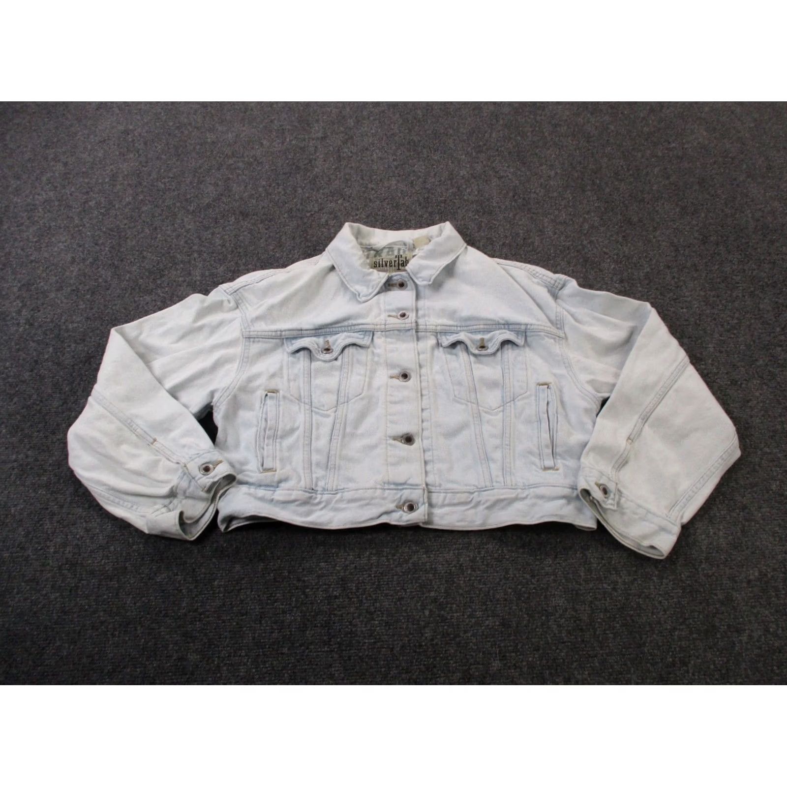 Levi's Levis Trucker Jacket Womens L Blue Denim Cotton Vintage Regular Short Jacket 1990s Womens Levi's Trucker Size 36" / US 14 / IT 50 - 2 Thumbnail