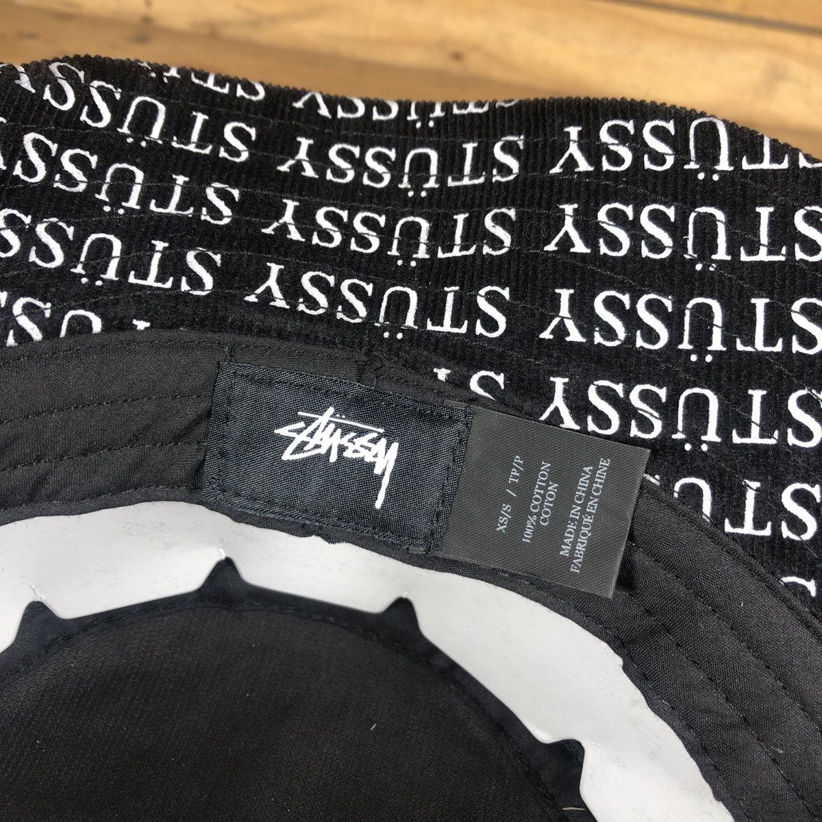 Stussy × Vintage Stussy Eva Printed Corduroy Bucket Size ONE SIZE - 3 Thumbnail