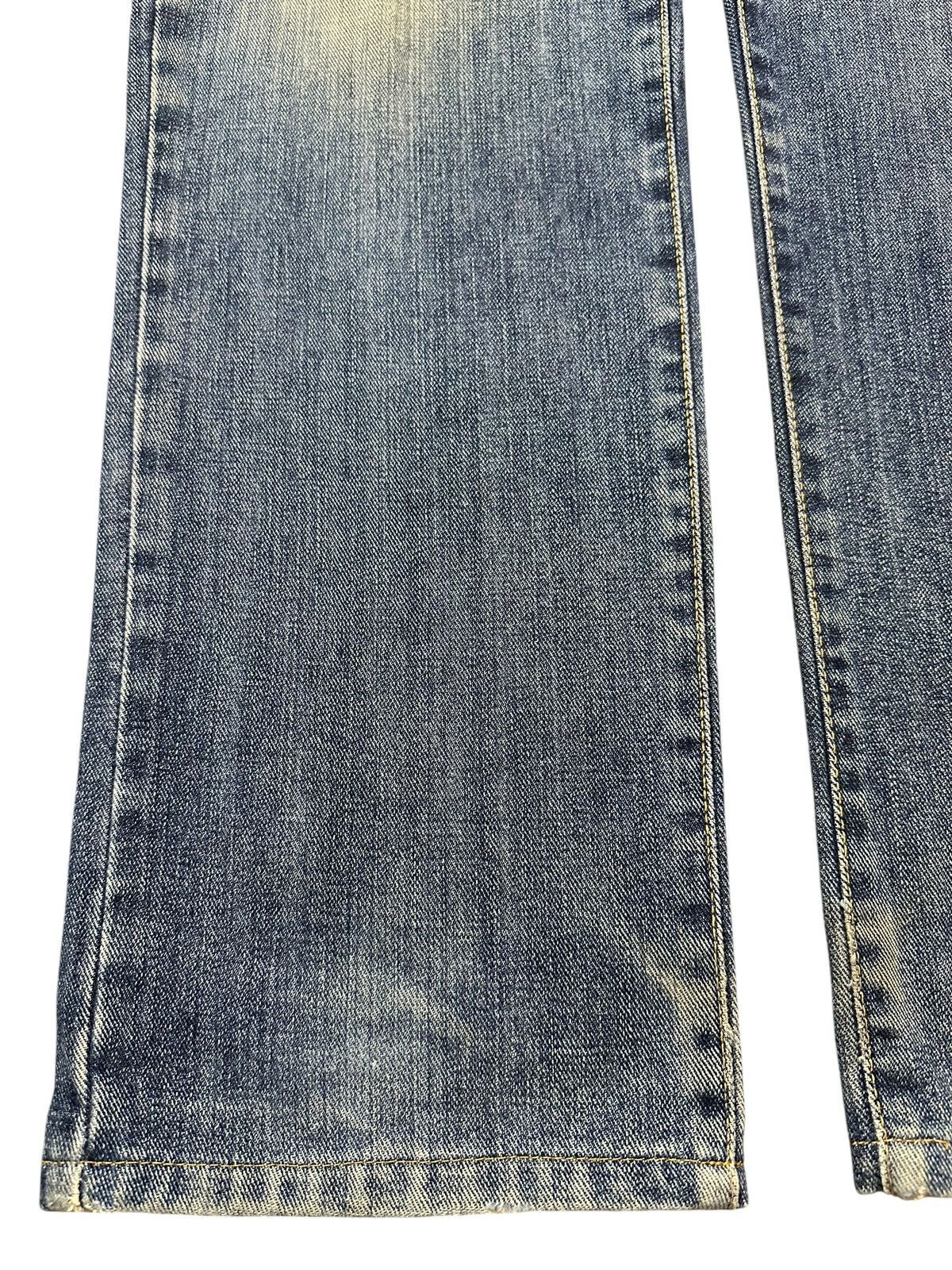 Edwin Vintage Japan Edwin 403 Blue Faded Wash Distress Style Jeans Size US 34 / EU 50 - 7 Thumbnail