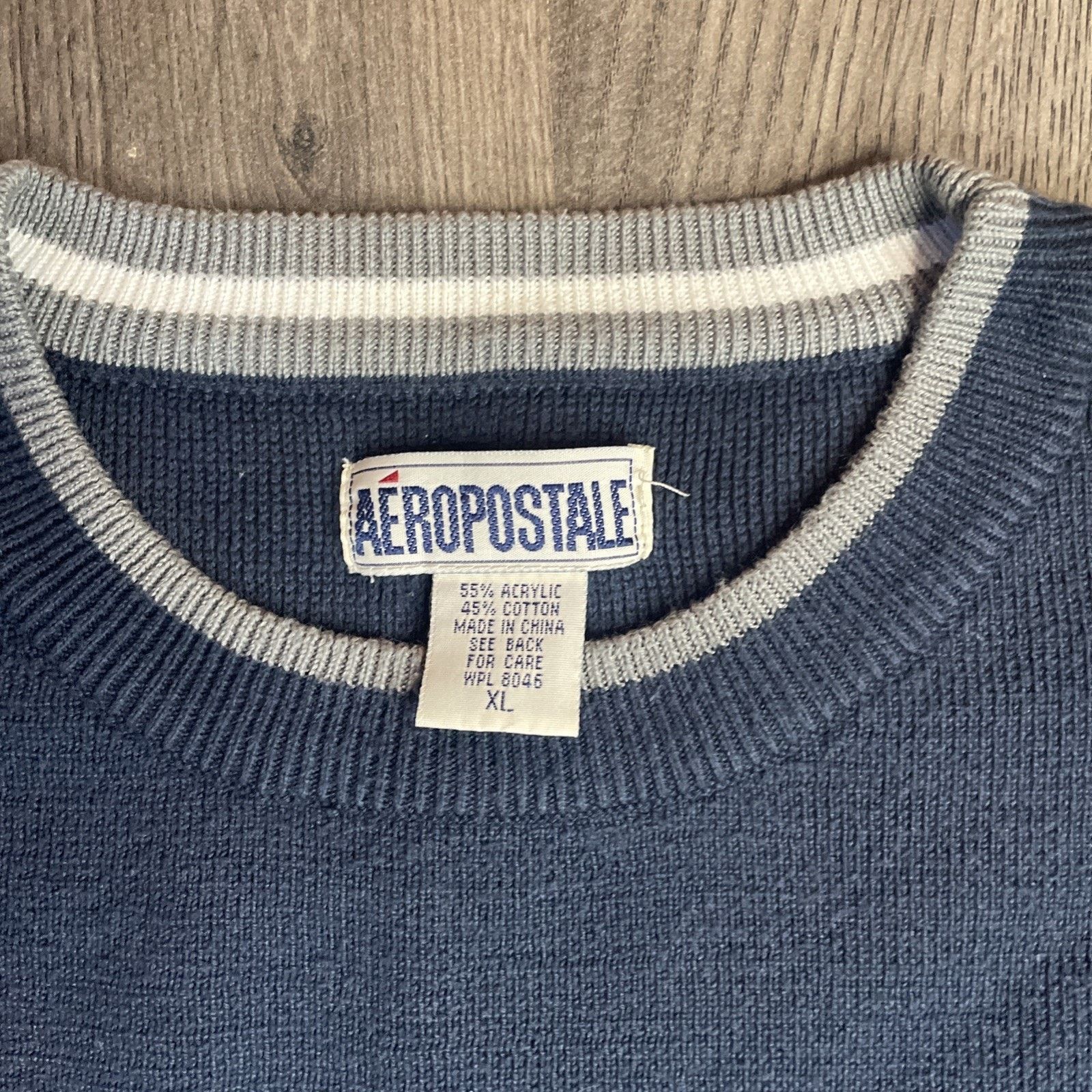 Aeropostale Vtg Aeropostale Crewneck Sweater Men's XL Block Y2K Size US XL / EU 56 / 4 - 4 Thumbnail