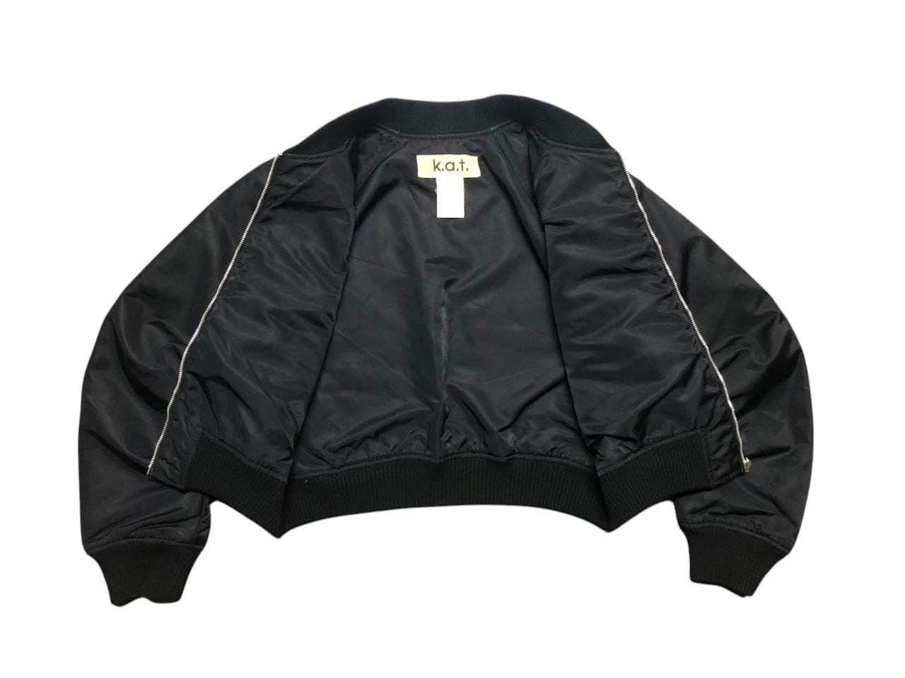 Yohji Yamamoto Vintage k.a.t Cropped Bomber Jacket We Shall Overcome Skull Size M / US 6-8 / IT 42-44 - 3 Thumbnail