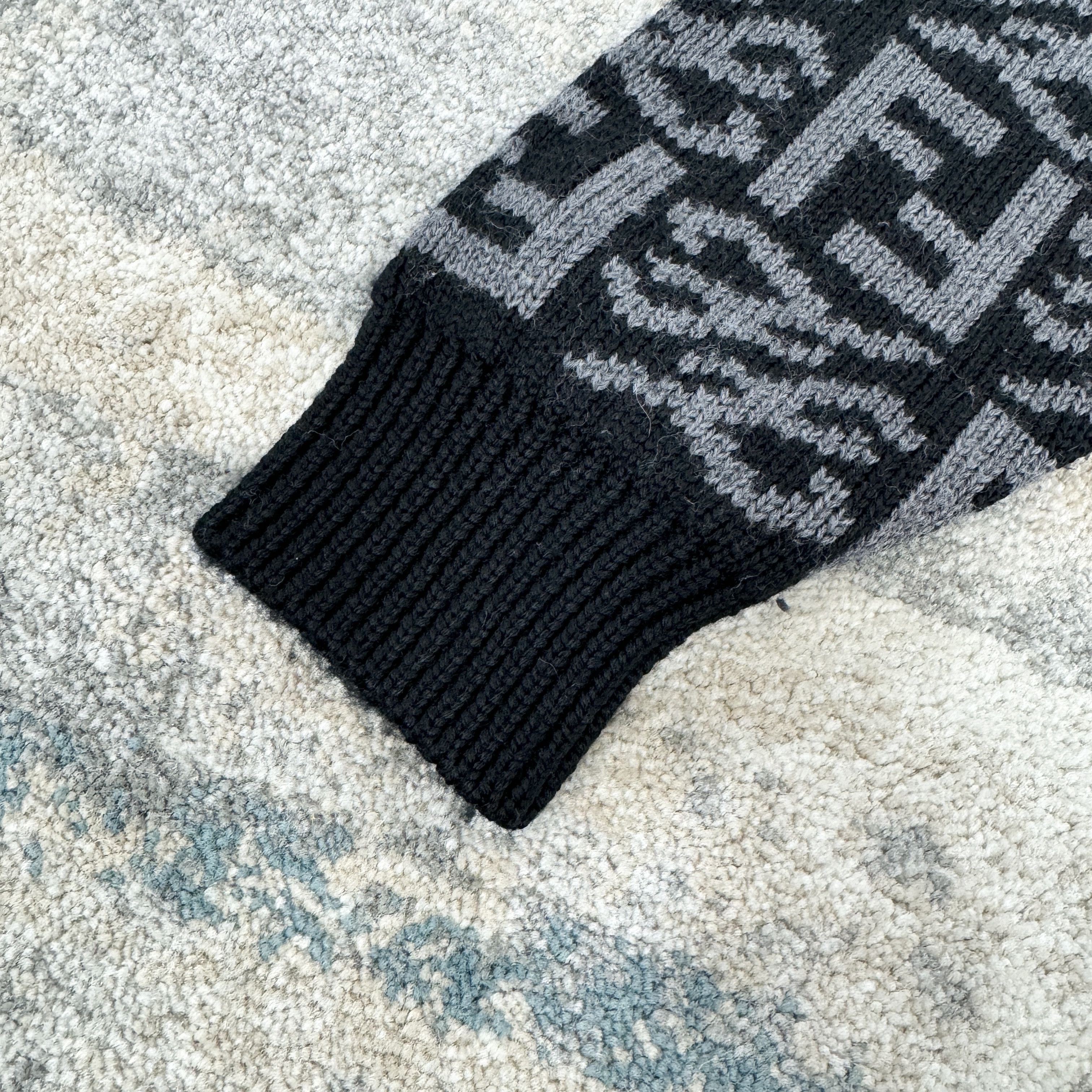 Fendi Fendi Karligraphy Monogrammed Sweatshirt In Black RRP £905 Size US M / EU 48-50 / 2 - 4 Thumbnail