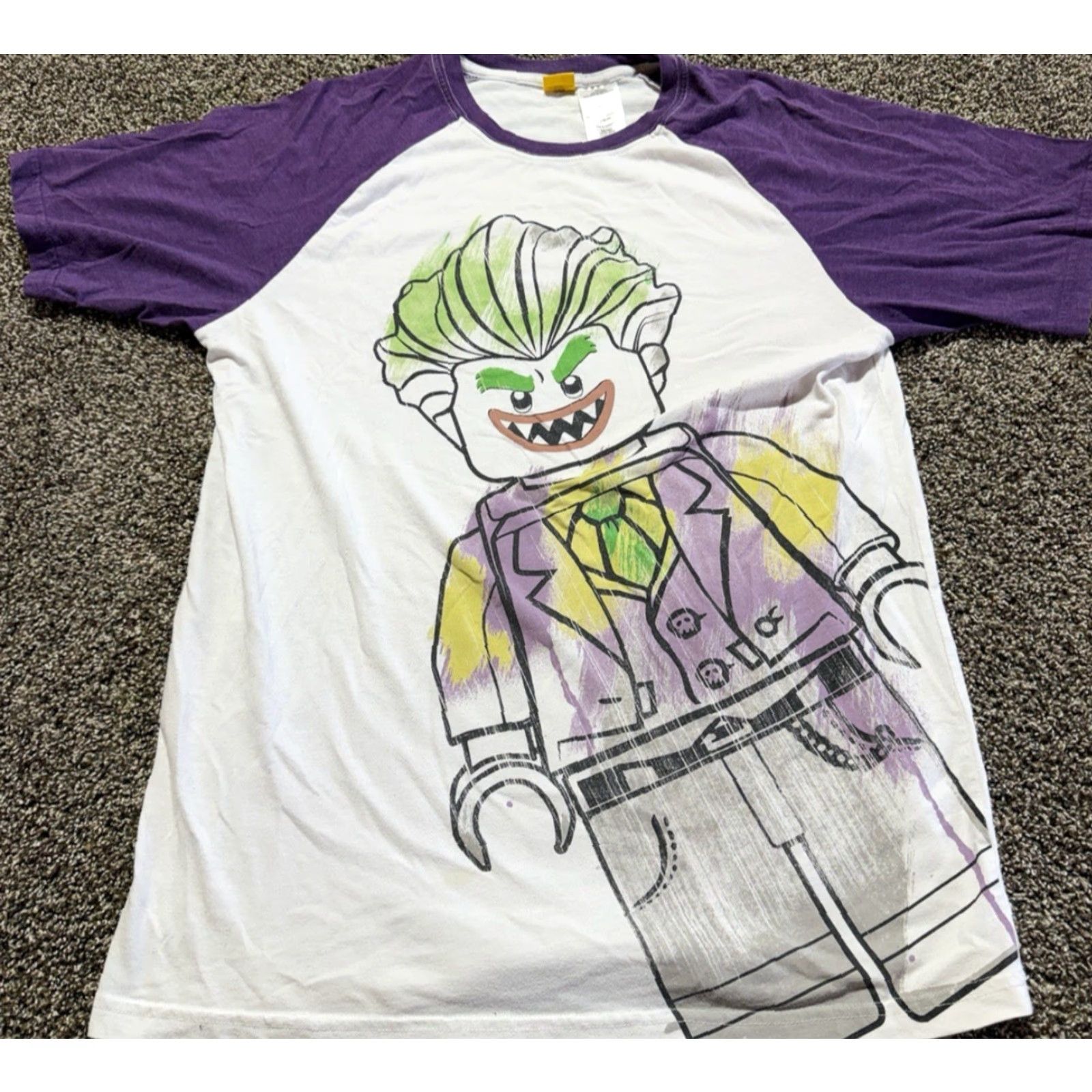 LEGO Lego Man Mens Shirt Large Short Sleeve Distressed Joker Halloween Size US L / EU 52-54 / 3 - 2 Thumbnail