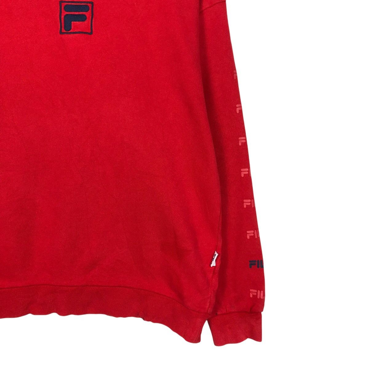 Japanese Brand 📌Vintage Sweatshirt Fila Centre Logo Big Logo Size US M / EU 48-50 / 2 - 6 Thumbnail