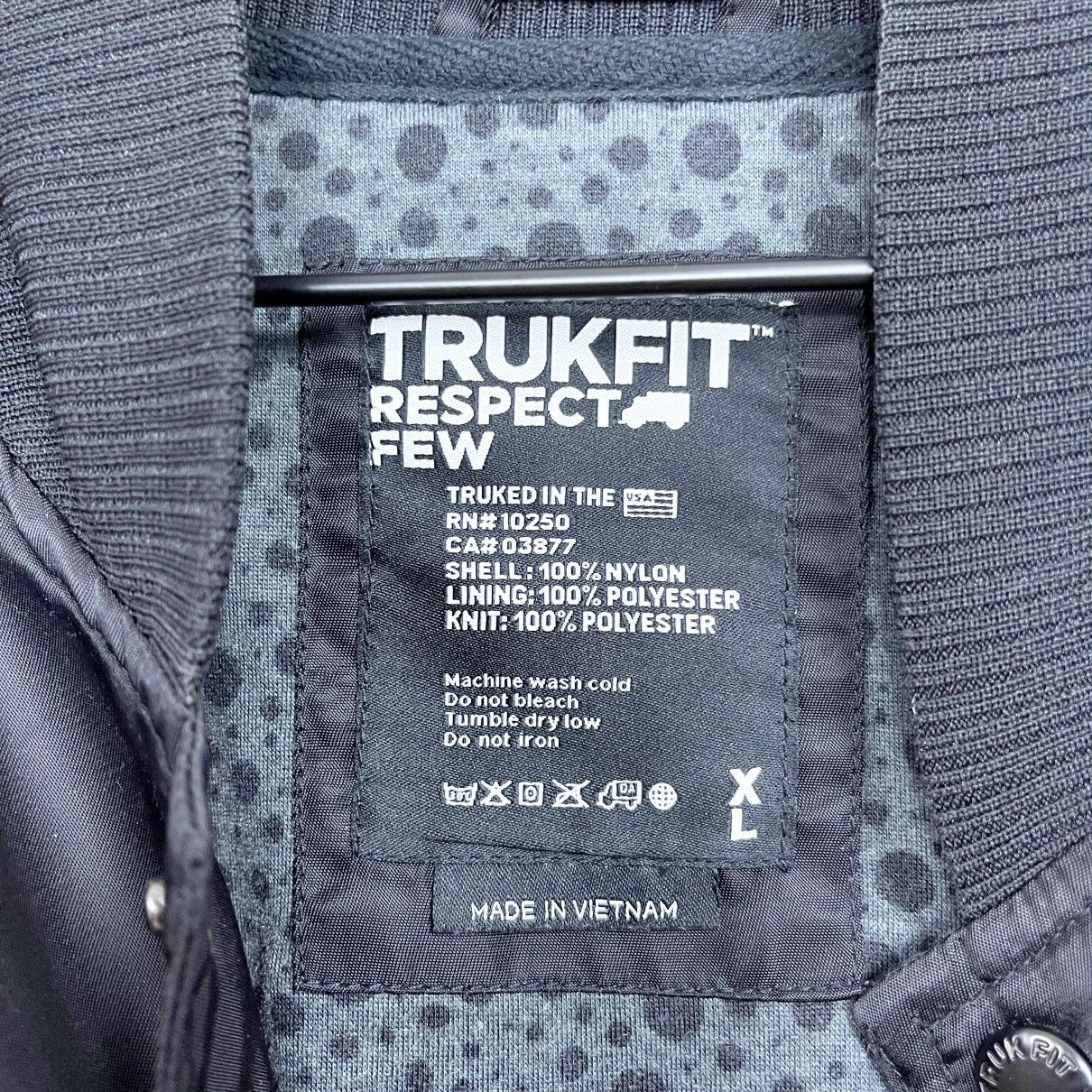 TRUKFIT TRUKFIT Logo Bomber Jacket Black Rare Mens XL Size US XL / EU 56 / 4 - 9 Thumbnail