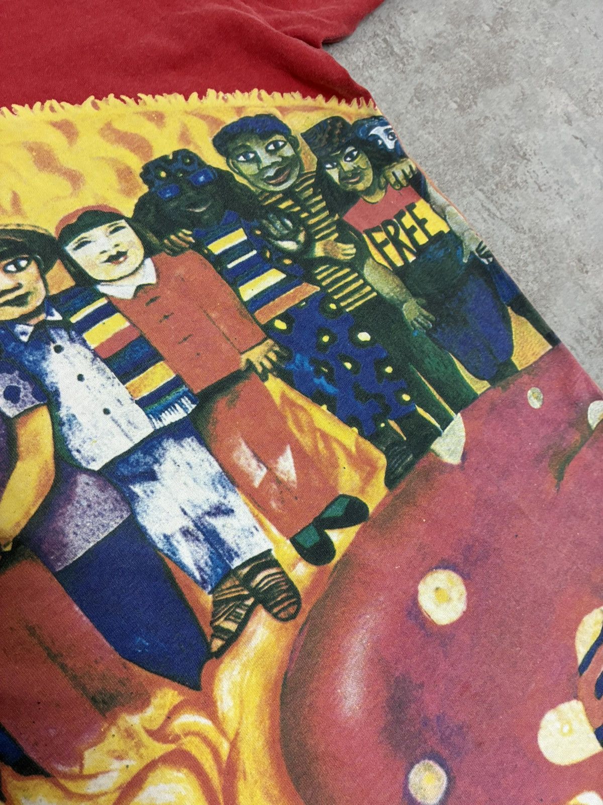 Other 1993 Santana Sacred Fire All Over Print Vintage Tour T Shirt Size US XL / EU 56 / 4 - 8 Thumbnail