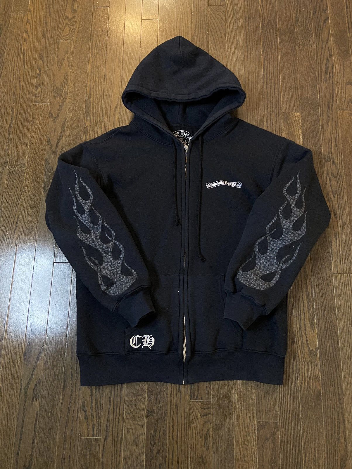 Chrome Hearts Flame Hoodie | Grailed