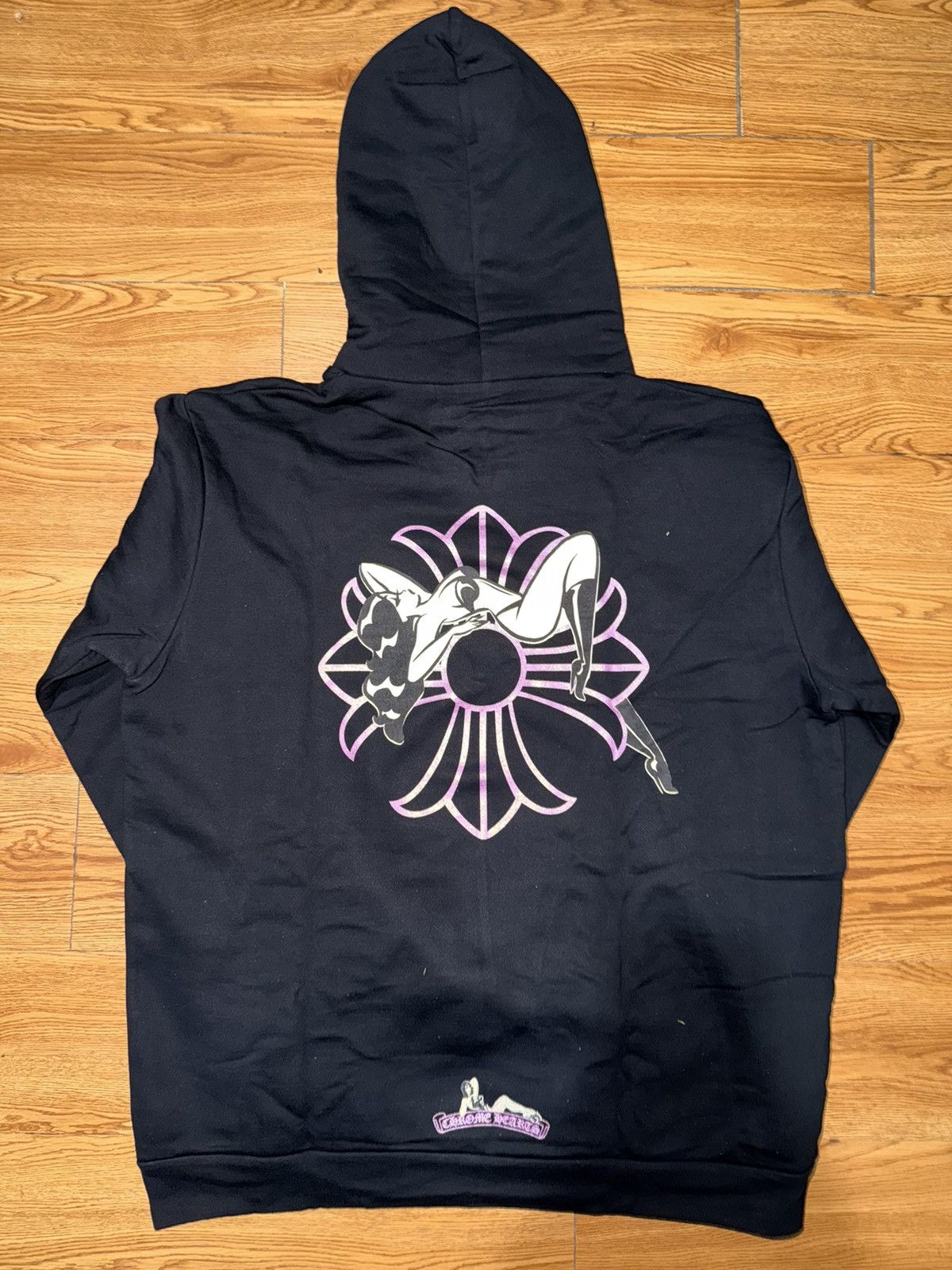 Chrome Hearts × Deadly Doll Chrome Hearts Deadly Doll Hoodie Black Size L. Size US L / EU 52-54 / 3 - 7 Thumbnail