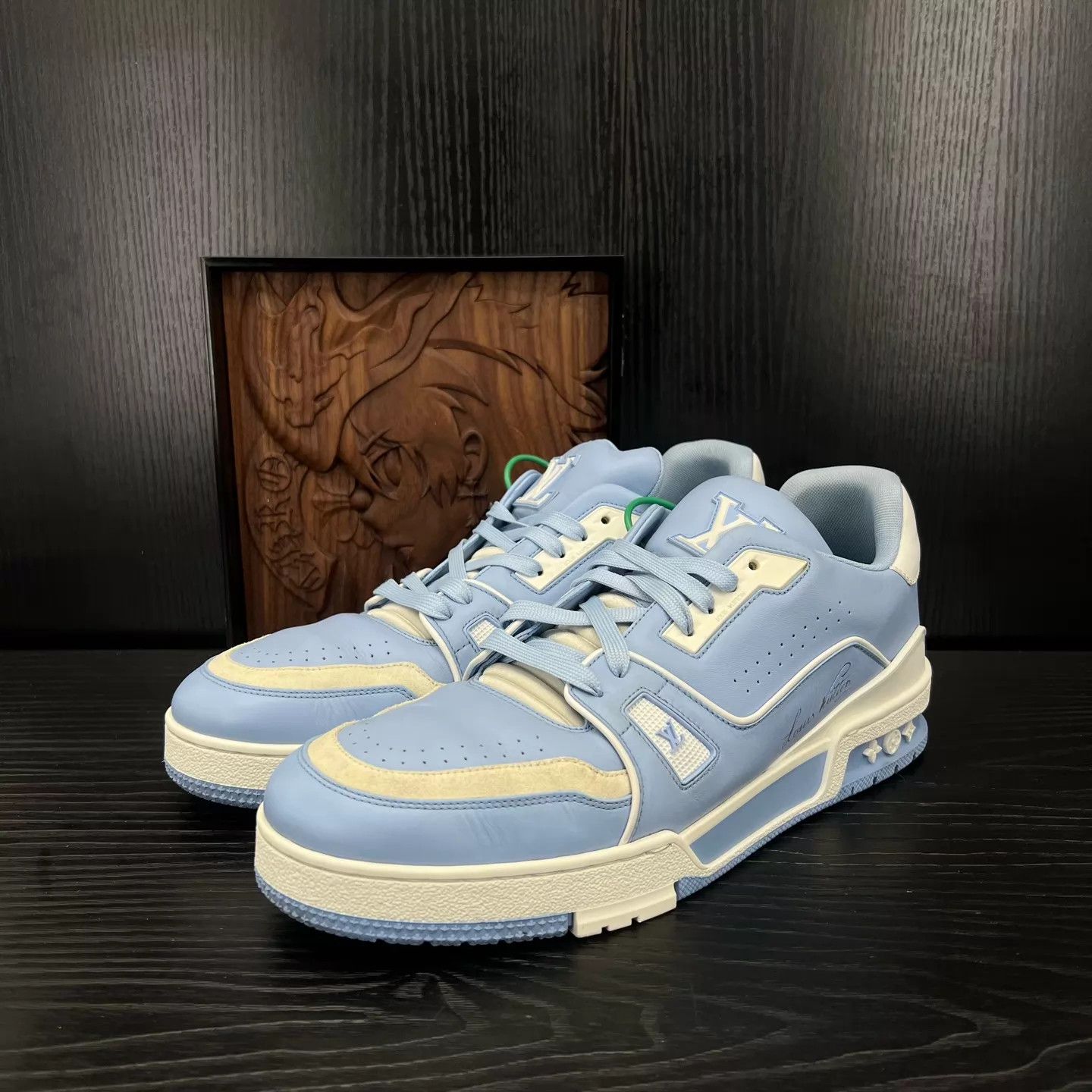 Louis Vuitton lv Trainer Sky Blue UK9/43 Near New Size US 10 / EU 43 - 1 Thumbnail