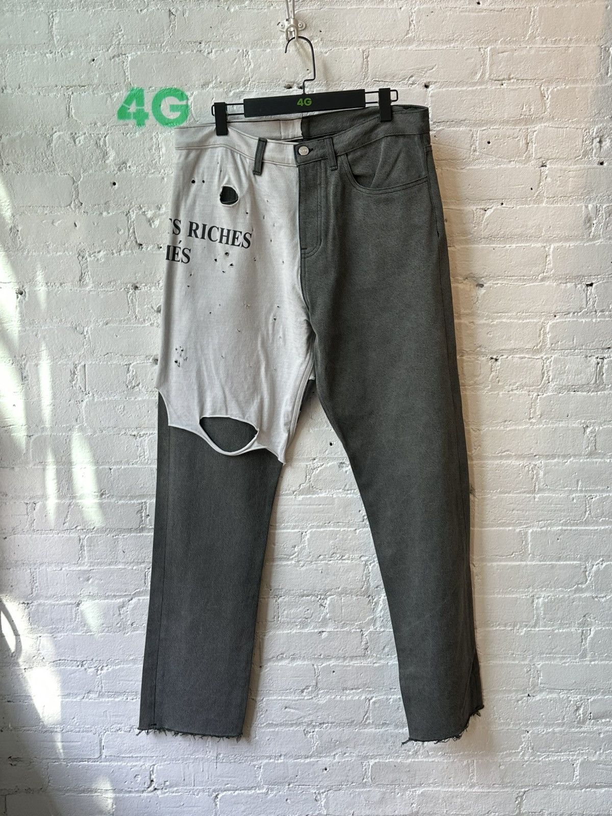 Enfants Riches Deprimes EARLY ERD DISTRESSED T SHIRT PANTS SZ 36 Size US 36 / EU 52 - 1 Thumbnail
