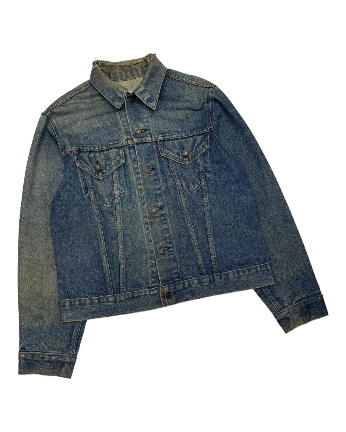 Levi's 🔥VINTAGE LEVIS 70505 BUTTON 52 DENIM TRUCKER JACKET Size US M / EU 48-50 / 2 - 7 Thumbnail
