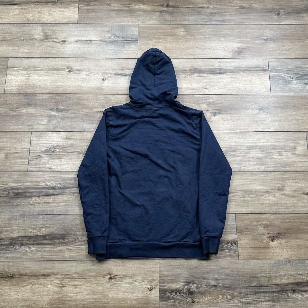 Quiksilver Vintage 2000s Y2K Quiksilver Navy Surf Pullover Hoodie Size US M / EU 48-50 / 2 - 6 Thumbnail