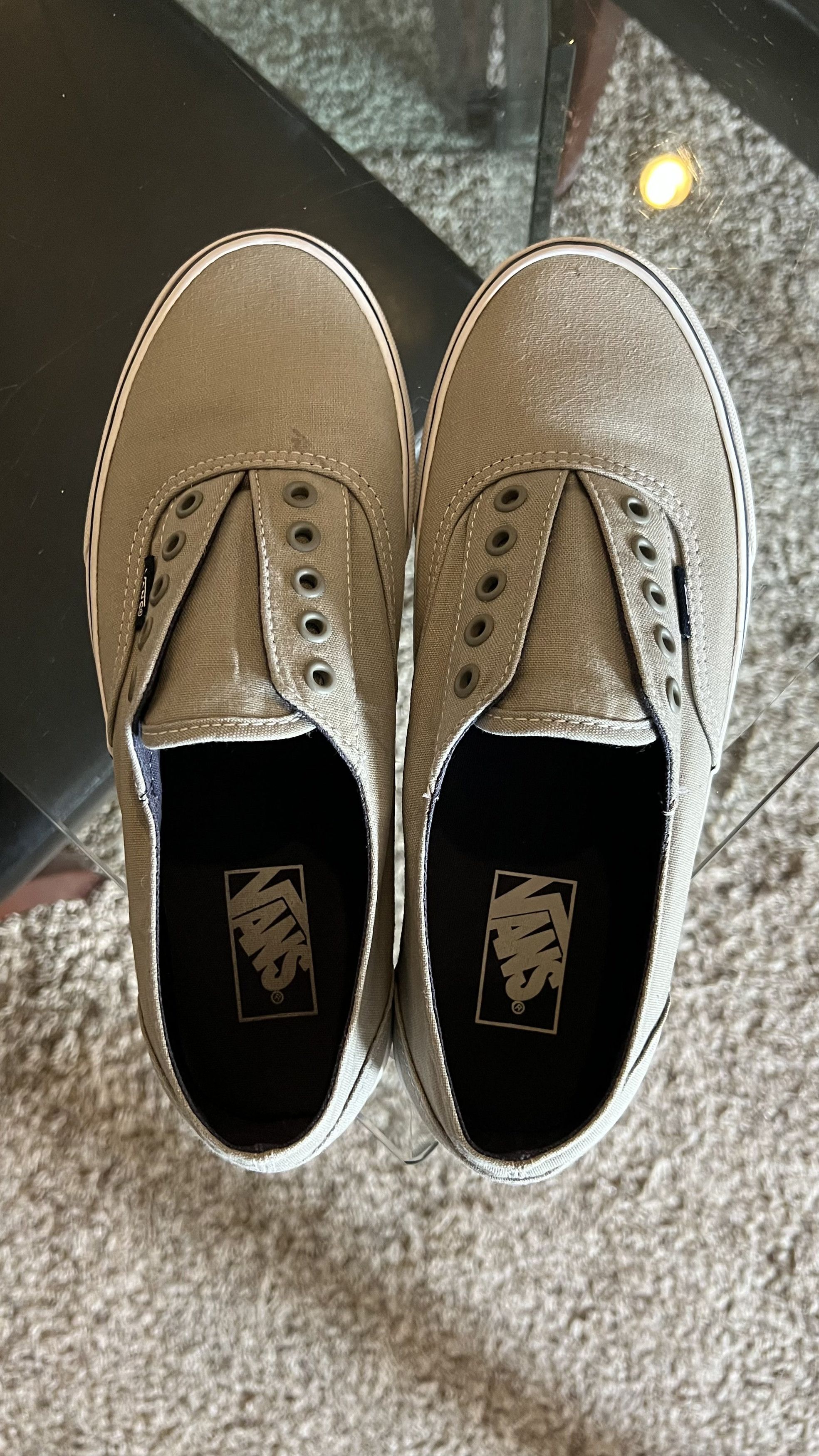 Vans **RARE** VANS ERA AUTHENTIC LACELESS GREY TRUE WHITE 9 Size US 9 / EU 42 - 8 Thumbnail