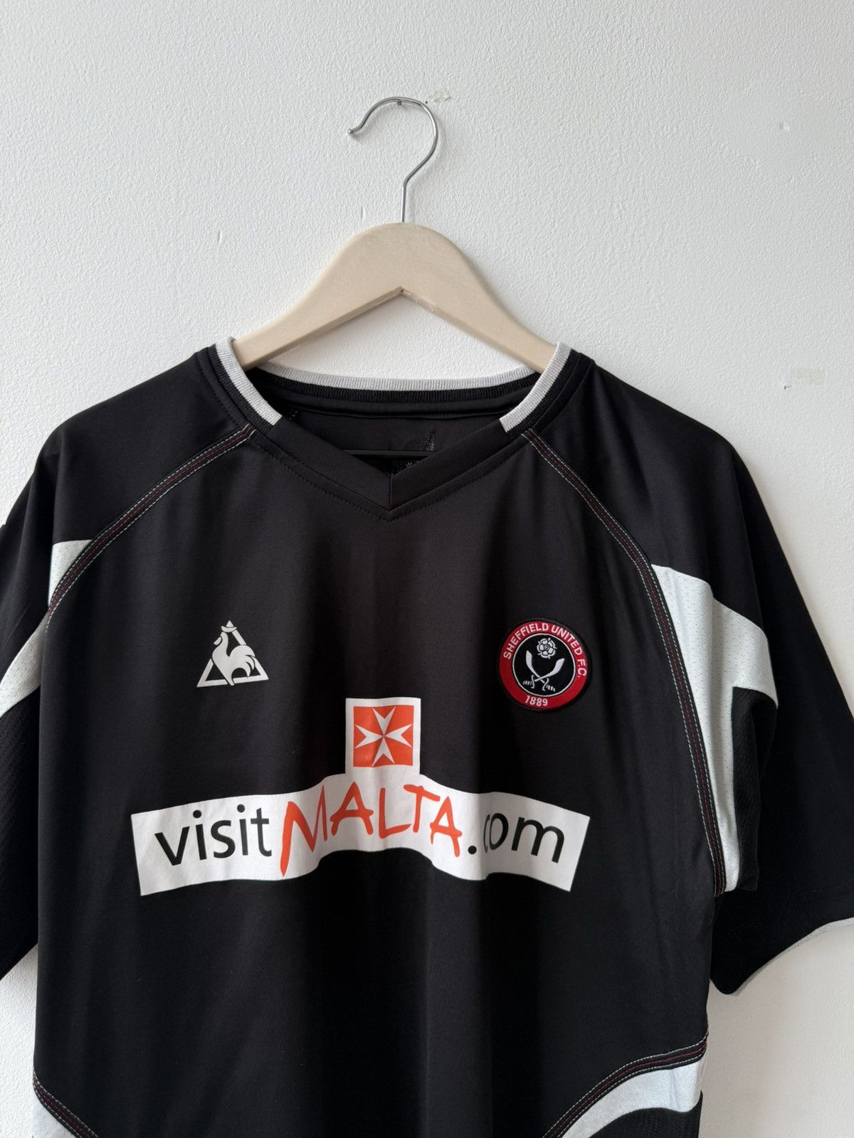 Le Coq Sportif × Vintage Le Coq Sportif Sheffield United 2008/2009 Away Jersey Size US L / EU 52-54 / 3 - 6 Thumbnail