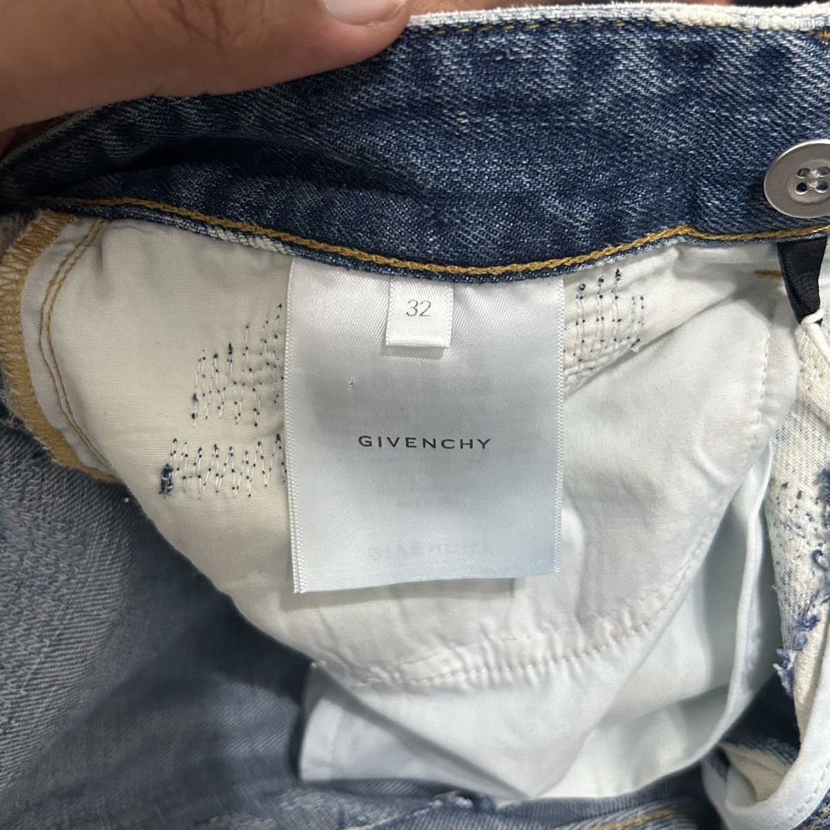 Givenchy Givenchy Distressed Tie-Dyed Boro Jeans Size US 32 / EU 48 - 3 Thumbnail