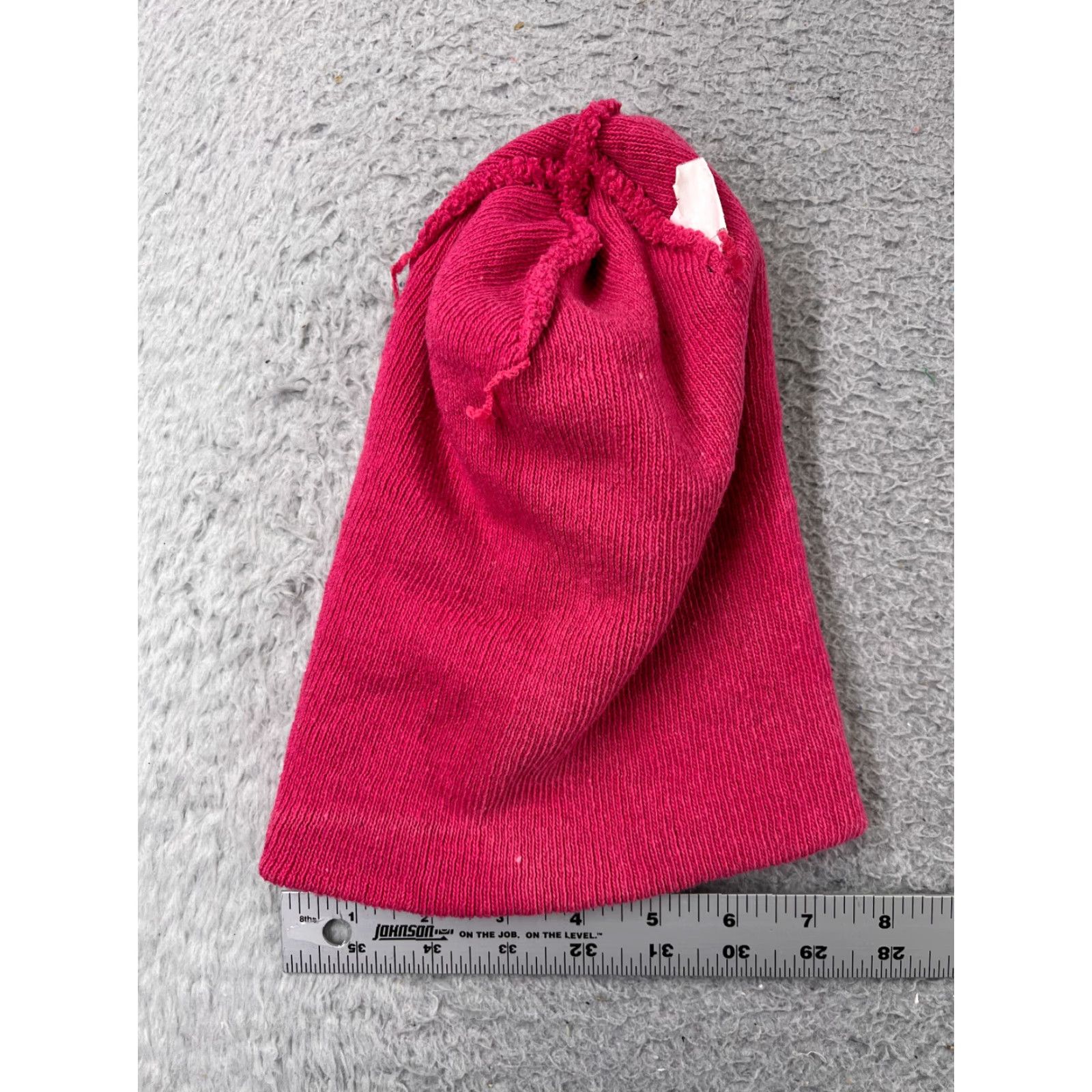 Vintage LHS INTERNATIONAL Beanie Adult One Size Hot Pink Knit Acrylic Ski Unisex Size ONE SIZE - 4 Thumbnail