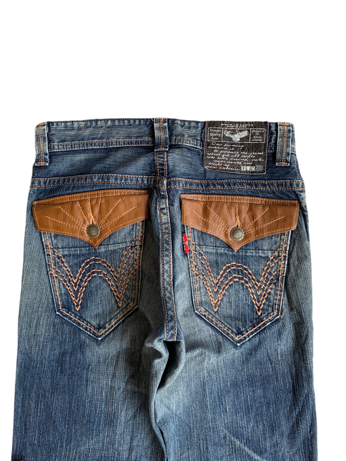 Kapital FLARE EDWIN NAVAJO HIPPIES STYLE & FADED AND RUSTY DENIM☠️🎌🌈 Size US 32 / EU 48 - 10 Thumbnail
