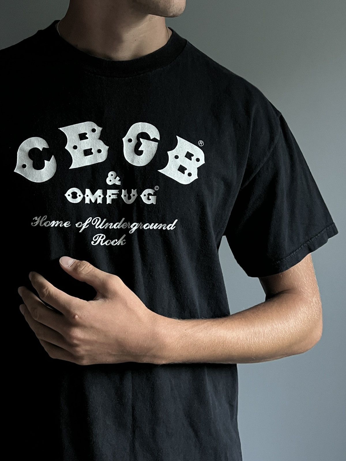 Band Tees × Seditionaries × Vintage Vintage CBGB Om Fug T-shirt Size US L / EU 52-54 / 3 - 7 Thumbnail
