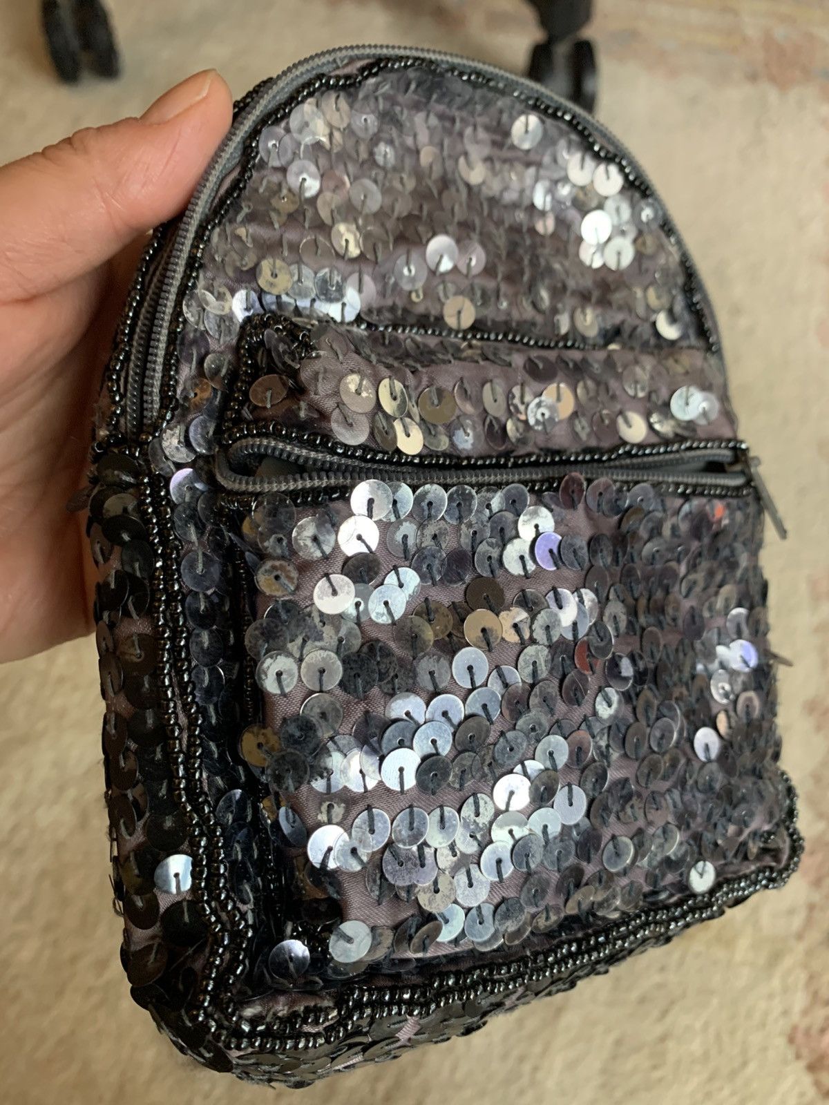 Vintage Vintage 90s Sequin Mini BackPack Size ONE SIZE - 13 Thumbnail