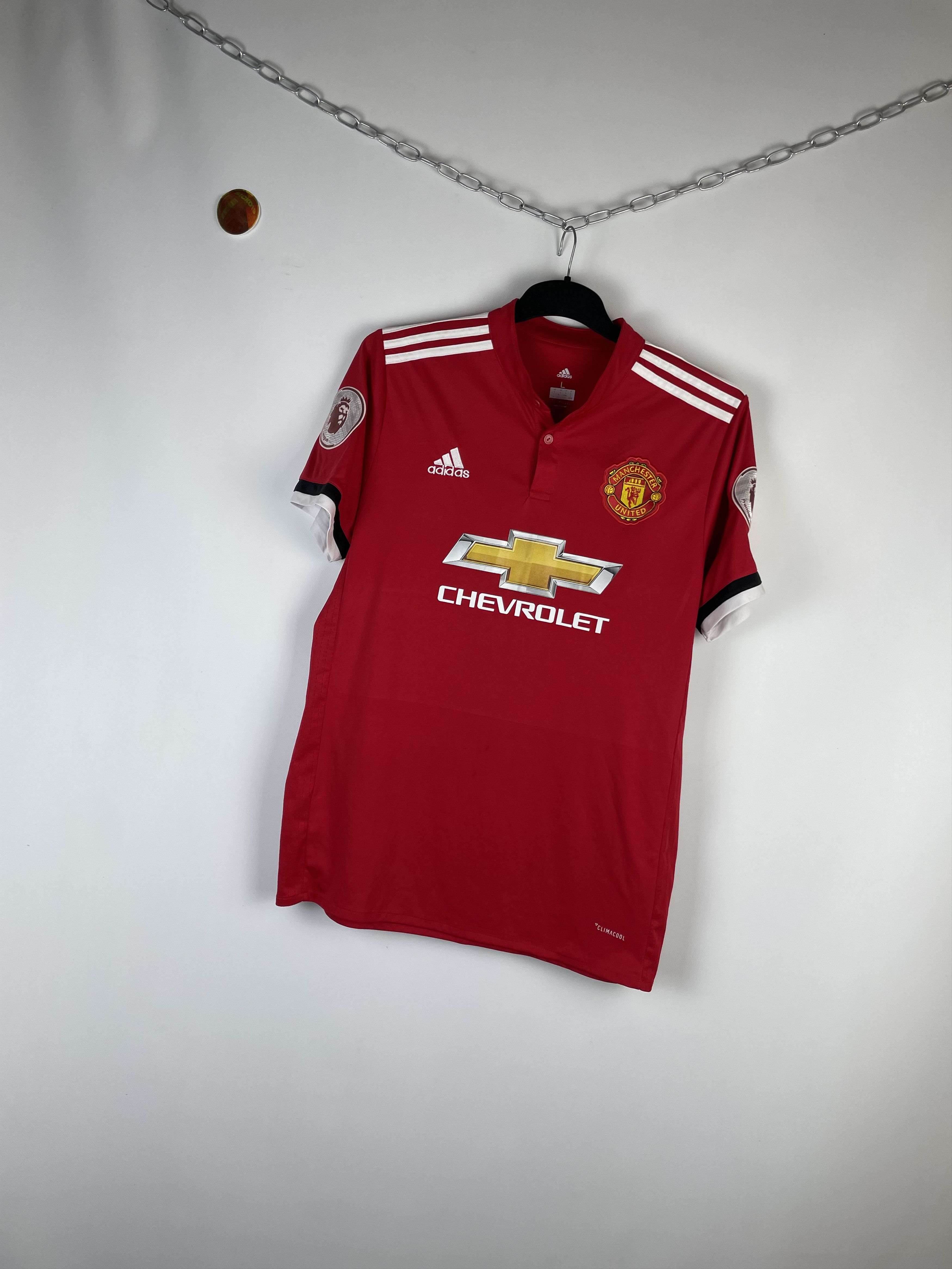 Adidas Vintage Adidas Manchester 11 Martal United Jersey Size US L / EU 52-54 / 3 - 2 Thumbnail