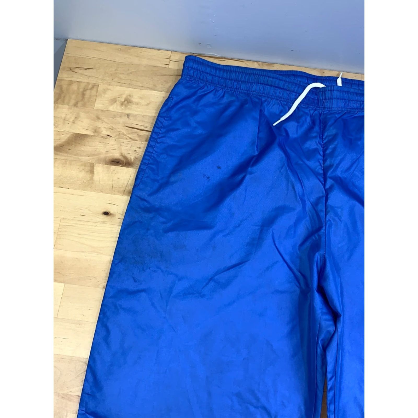 Wilson VINTAGE Wilson Track Pants Men M Blue Elastic Waist Pockets Nylon Drawstring Size US 31 - 6 Thumbnail