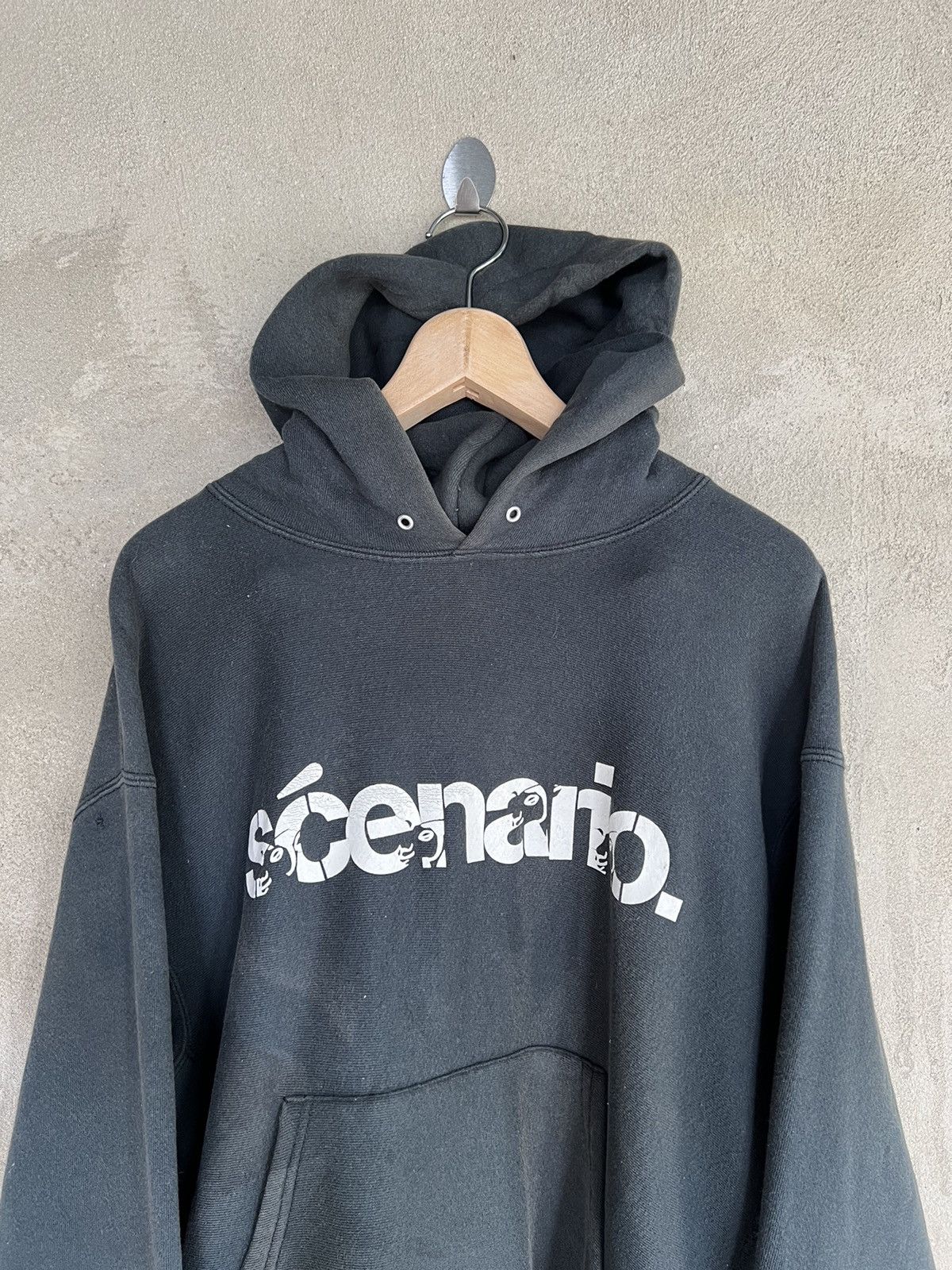 Japanese Brand Japanese Brand Scenario Spell Out Hoodies Size US XL / EU 56 / 4 - 3 Thumbnail