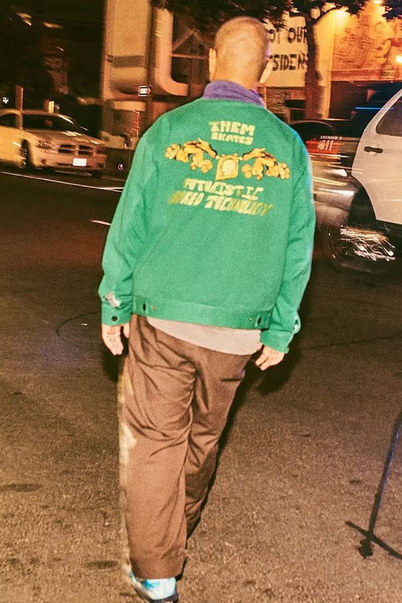 Brain Dead Brain Dead x Them Team Jacket, Green Medium Size US M / EU 48-50 / 2 - 4 Thumbnail