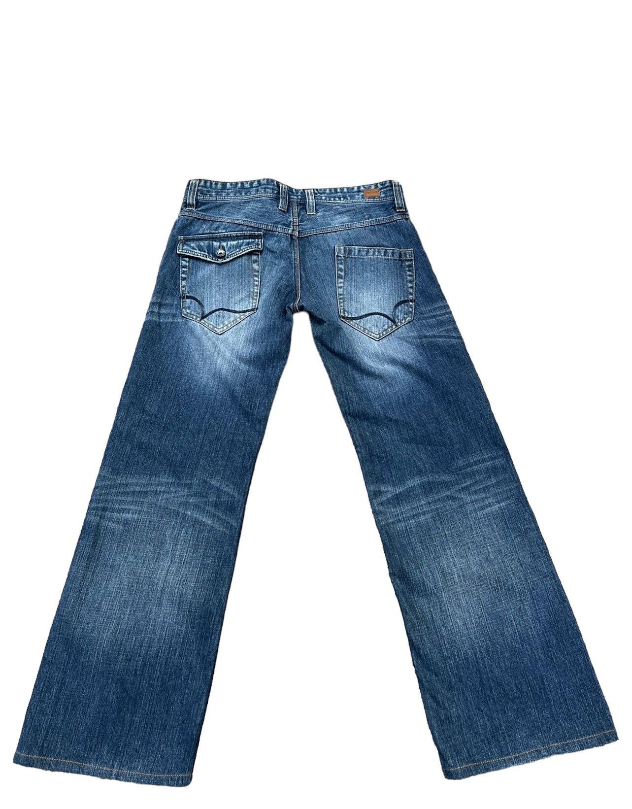 Nicole Club Wide Leg Nicole Club For Men Japan Fade Denim Jeans Size US 32 / EU 48 - 2 Thumbnail