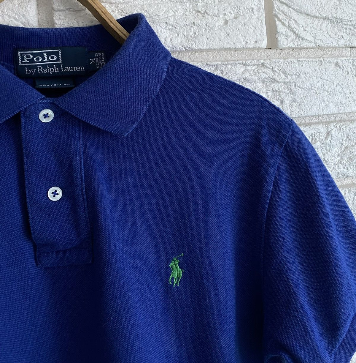 Polo Ralph Lauren × RRL Ralph Lauren × Vintage Vintage Polo Ralph Lauren RRL Basic Polo Logo Size US M / EU 48-50 / 2 - 2 Thumbnail