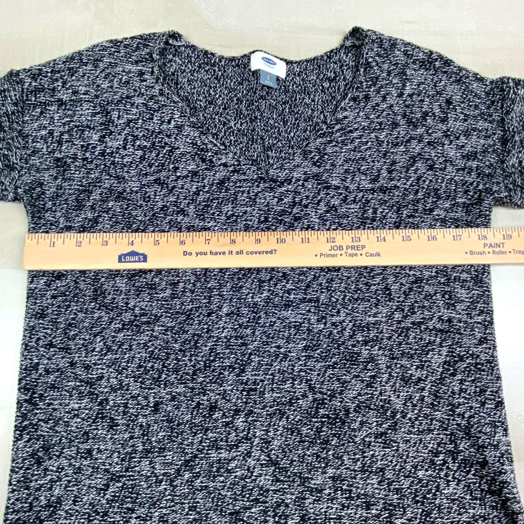 Old Navy Old Navy Womens Small Black Pullover V Neck Sweater Hi Low Hem Soft Knit Regular Fit Casual Size S / US 4 / IT 40 - 6 Thumbnail
