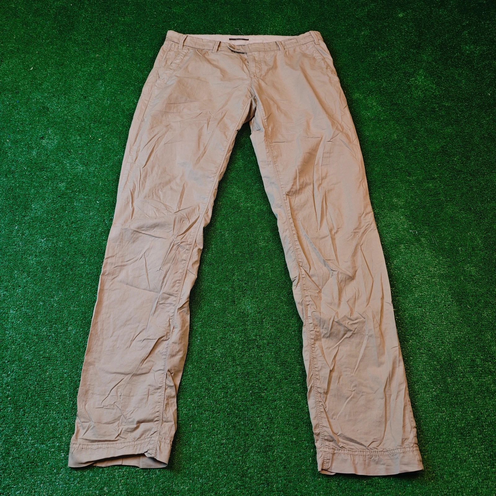 Bogner Bogner Chino Pants Mens 34 Beige straight trousers Size US 34 / EU 50 - 3 Thumbnail
