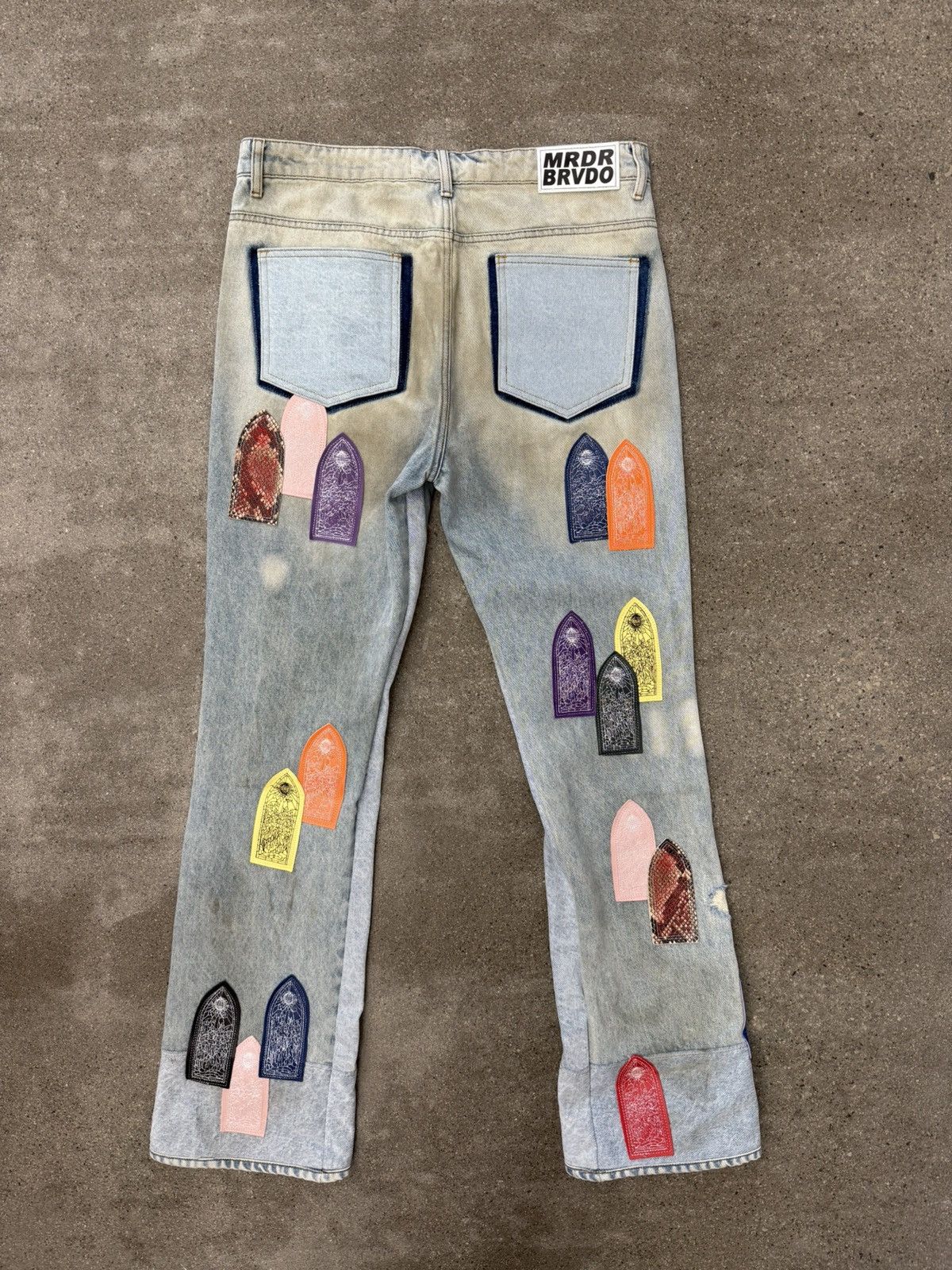 Who Decides War Who Decides War Patch Arched Distressed Denim Size US 34 / EU 50 - 2 Thumbnail