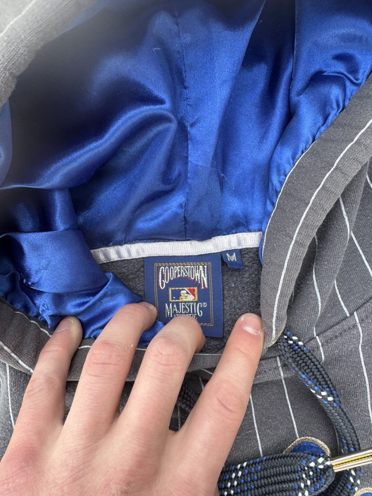 New York Yankees Vintage New York Yankees Y2K Baggy Hoodie Size US M / EU 48-50 / 2 - 4 Thumbnail