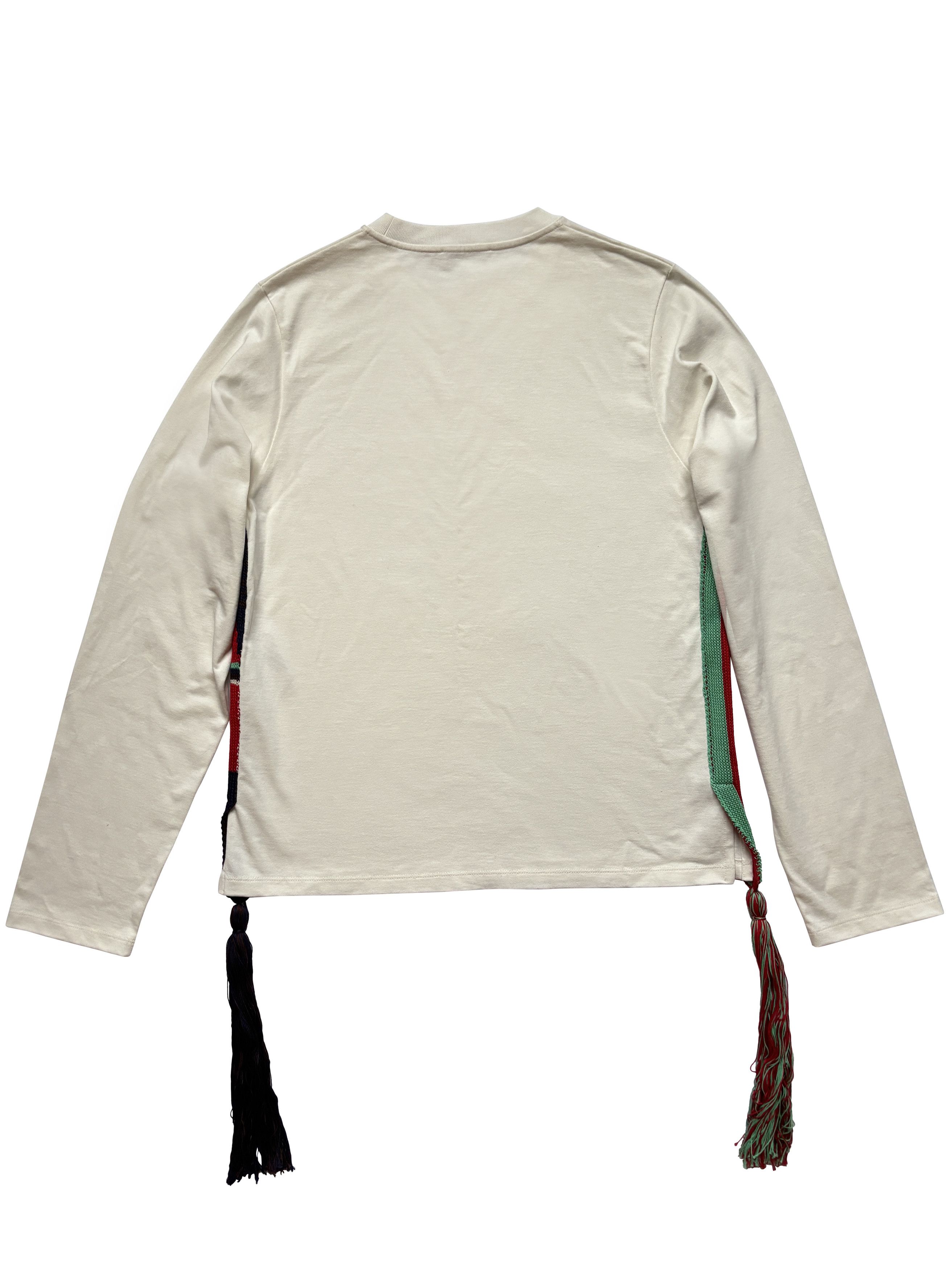 Jil Sander ⚡️QUICK SALE⚡️2019 Jil Sander Cream Top with Woven Tassels Size US L / EU 52-54 / 3 - 2 Thumbnail