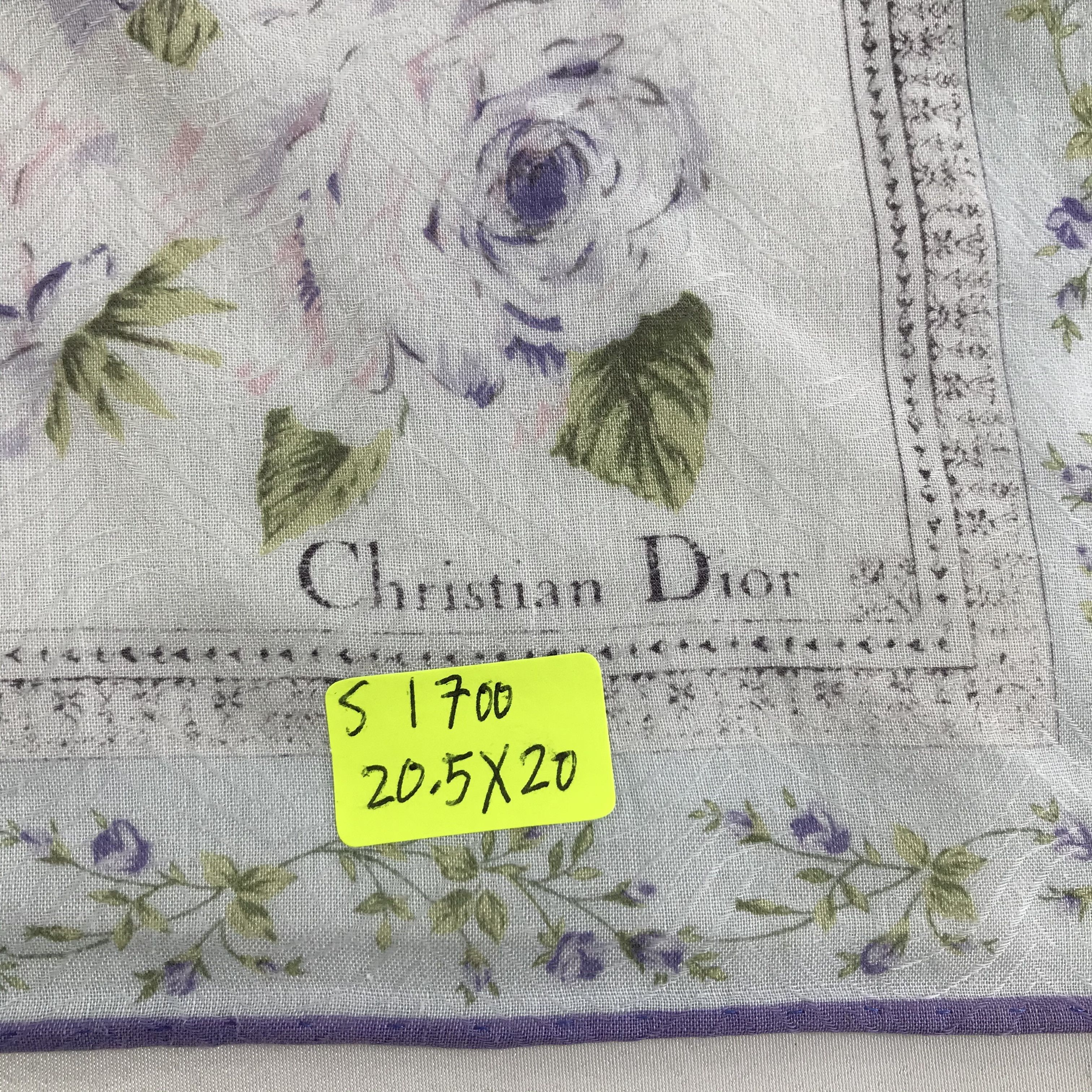 Vintage Christian Dior Bandana / Handkerchief / Neckerchief - S1700 Size ONE SIZE - 5 Thumbnail