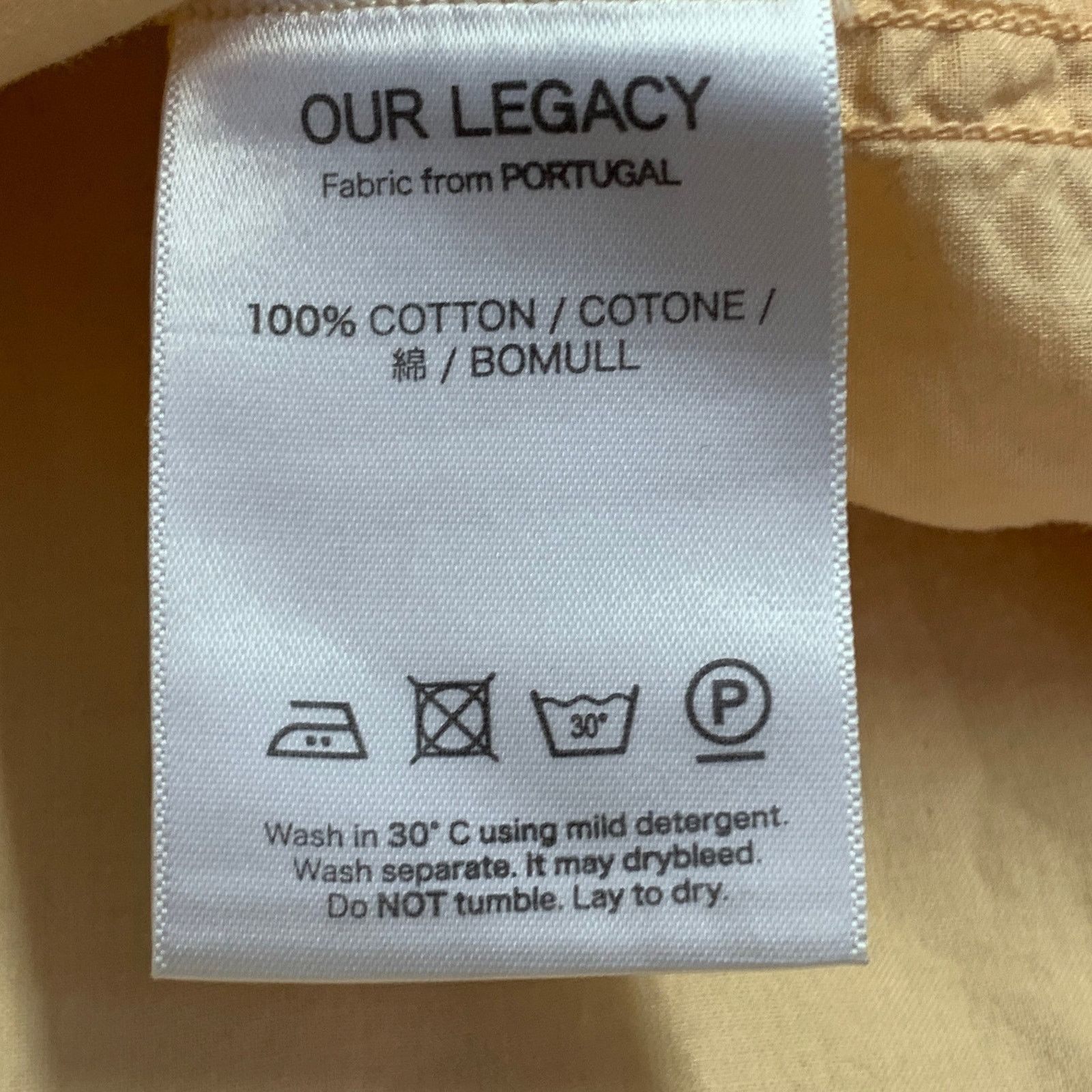 Our Legacy OUR LEGACY Size M Light Cotton One Pocket Long Sleeve Shirt Size US M / EU 48-50 / 2 - 7 Thumbnail