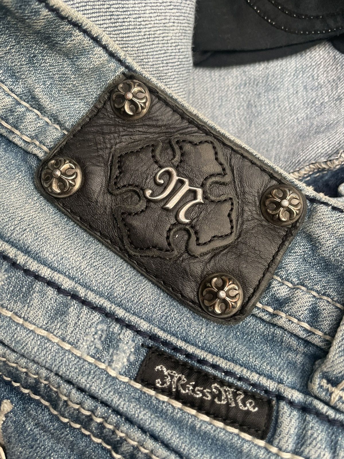 Designer × Miss Me Miss Me Flare Distresed Denim Size 32" / US 10 / IT 46 - 10 Thumbnail