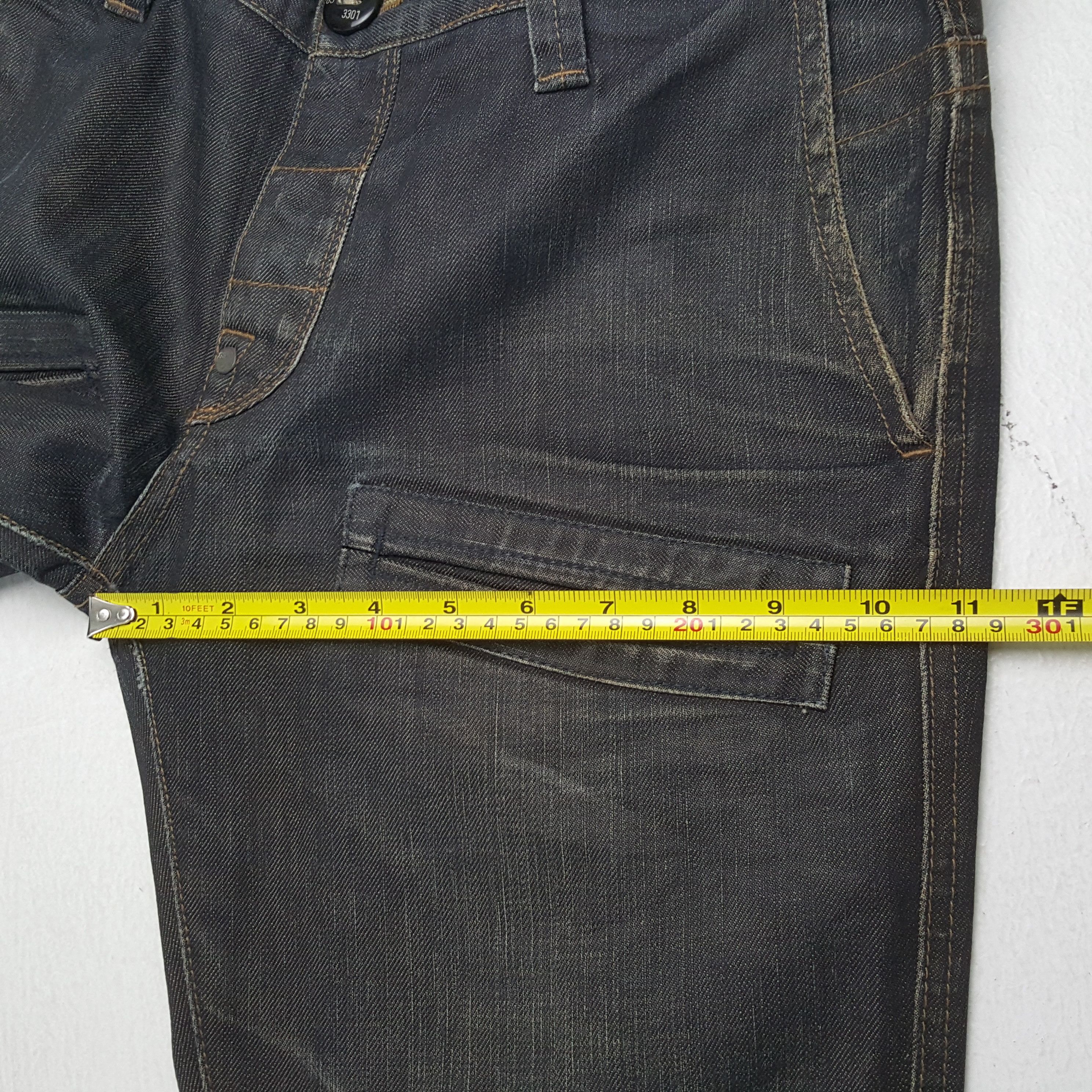 G-Star × Vintage G-STAR RAW Rare Design Fashion Style Jeans Size US 32 / EU 48 - 9 Thumbnail
