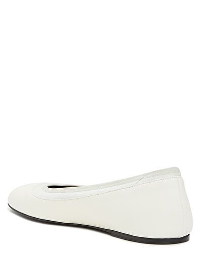 Loulou de Saison o1s22i1n1024 Frano Ballet Flats in White Size US 8 / IT 38 - 3 Thumbnail