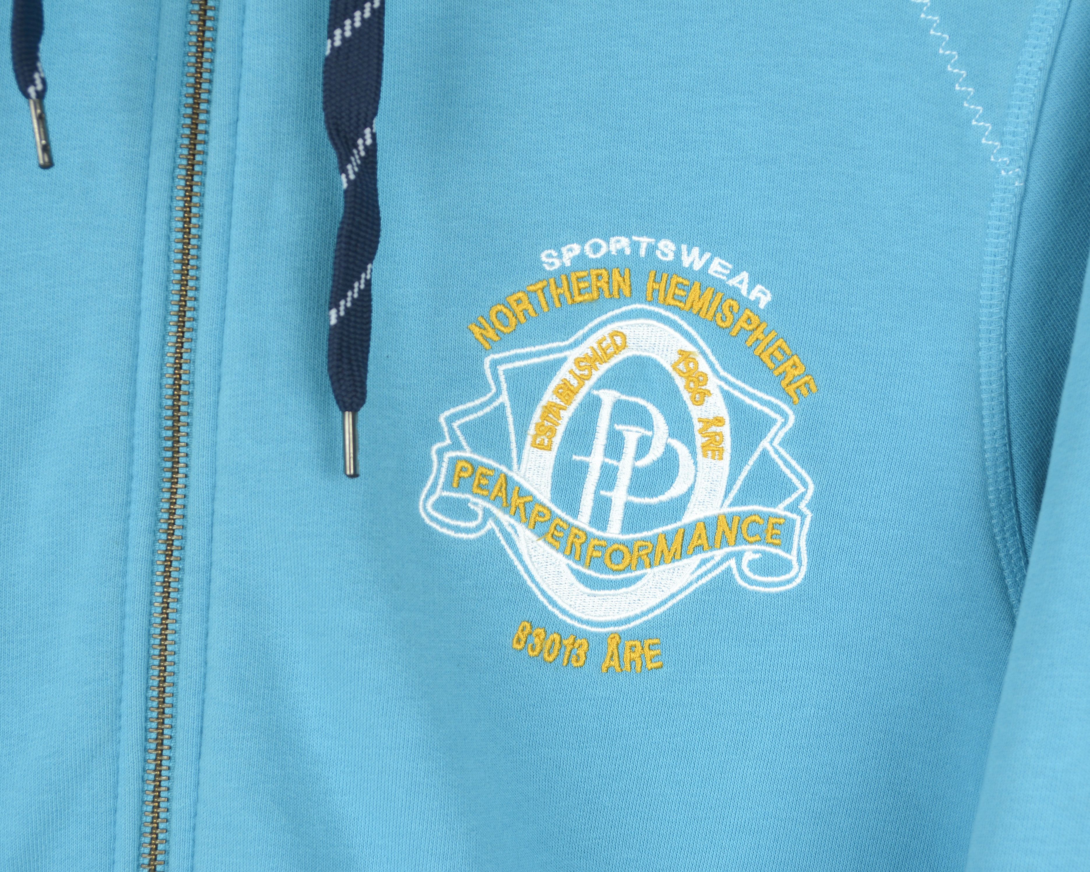 Peak Performance Edvin Z Mens L Hoodie Sweatshirt Jumper Jacket Blue Zip Top Size US L / EU 52-54 / 3 - 7 Thumbnail