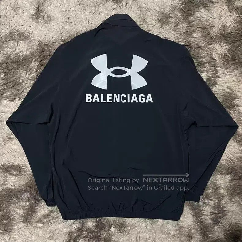 Balenciaga Balenciaga Black Nylon Waterproof Windbreaker Zipper Jacke Size US XS / EU 42 / 0 - 2 Thumbnail
