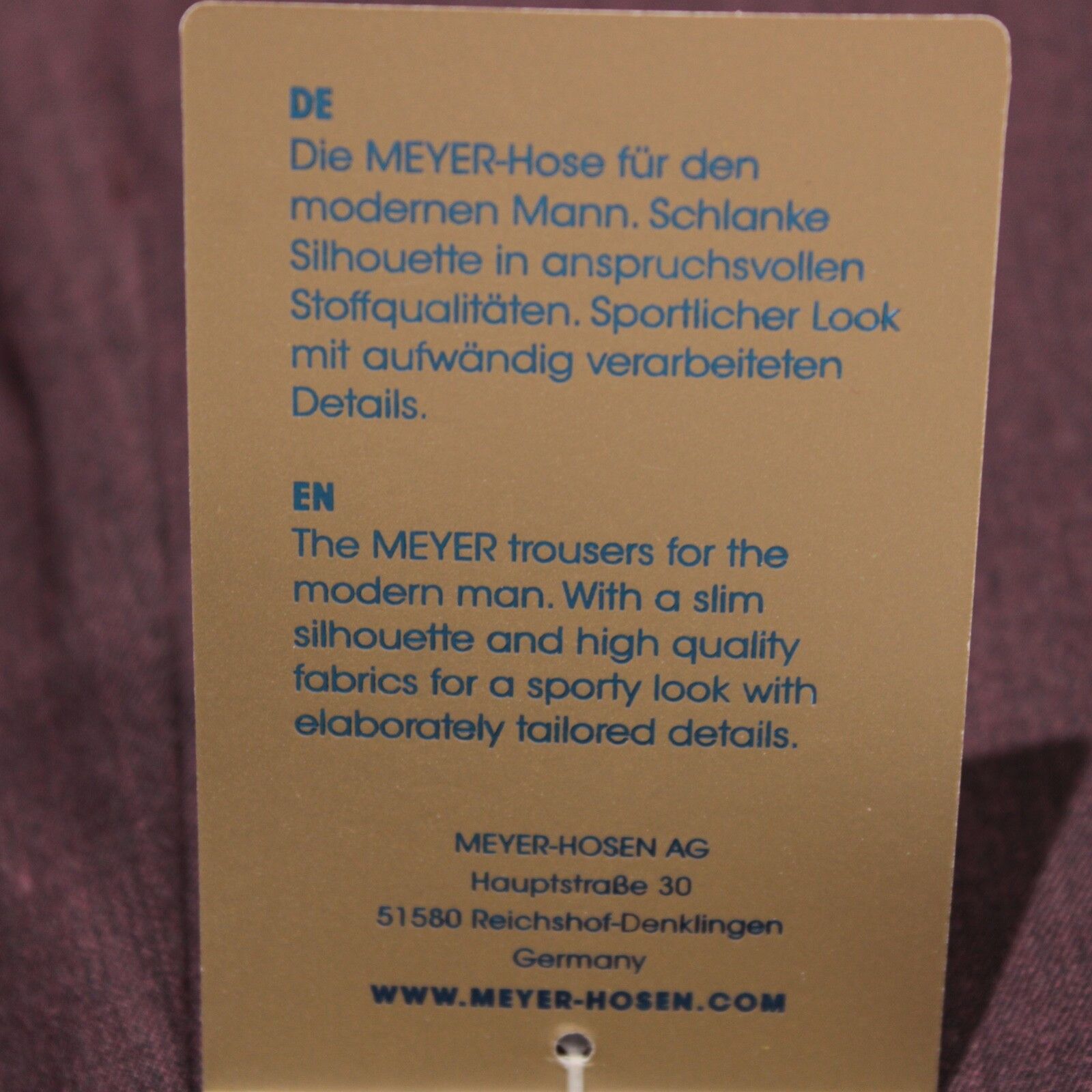 Other Meyer New with tags Dress Pants Size 32 US In Purple Size US 32 / EU 48 - 7 Thumbnail