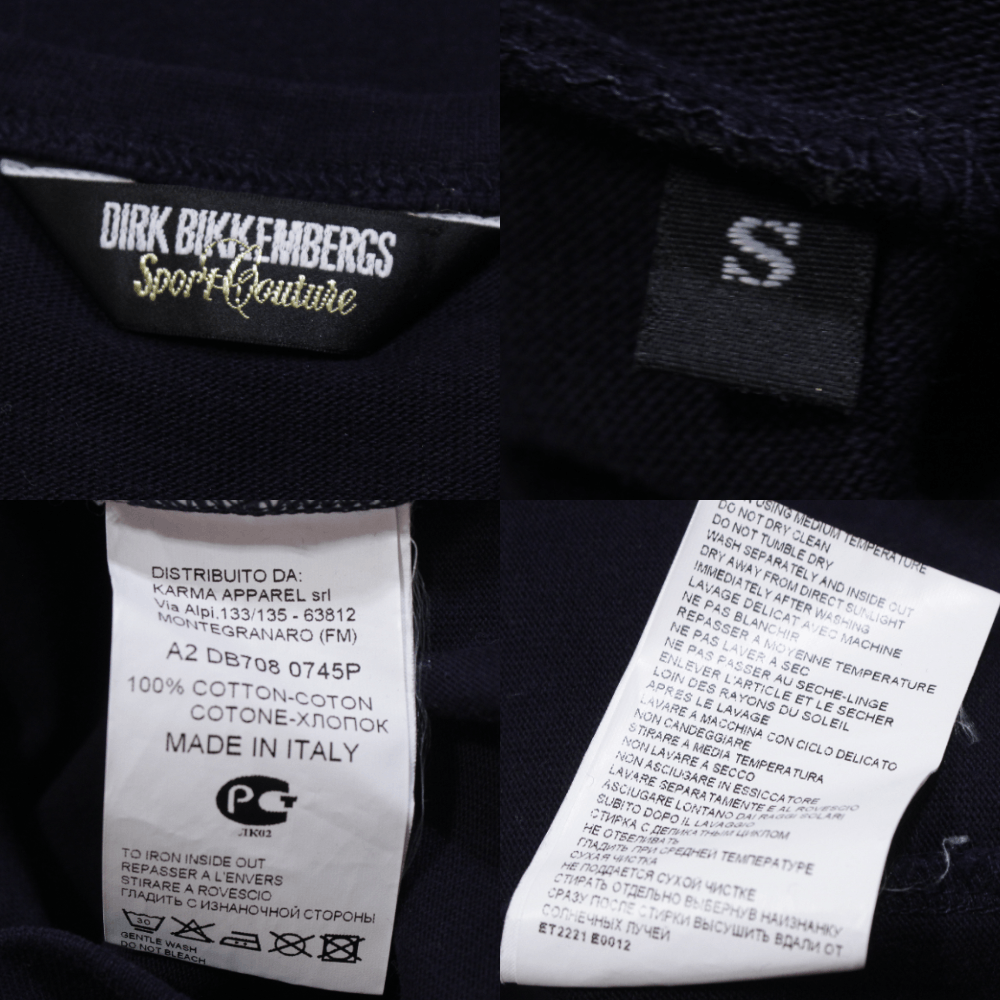 Dirk Bikkembergs Big Logo Soft T-Shirt Size US S / EU 44-46 / 1 - 7 Thumbnail