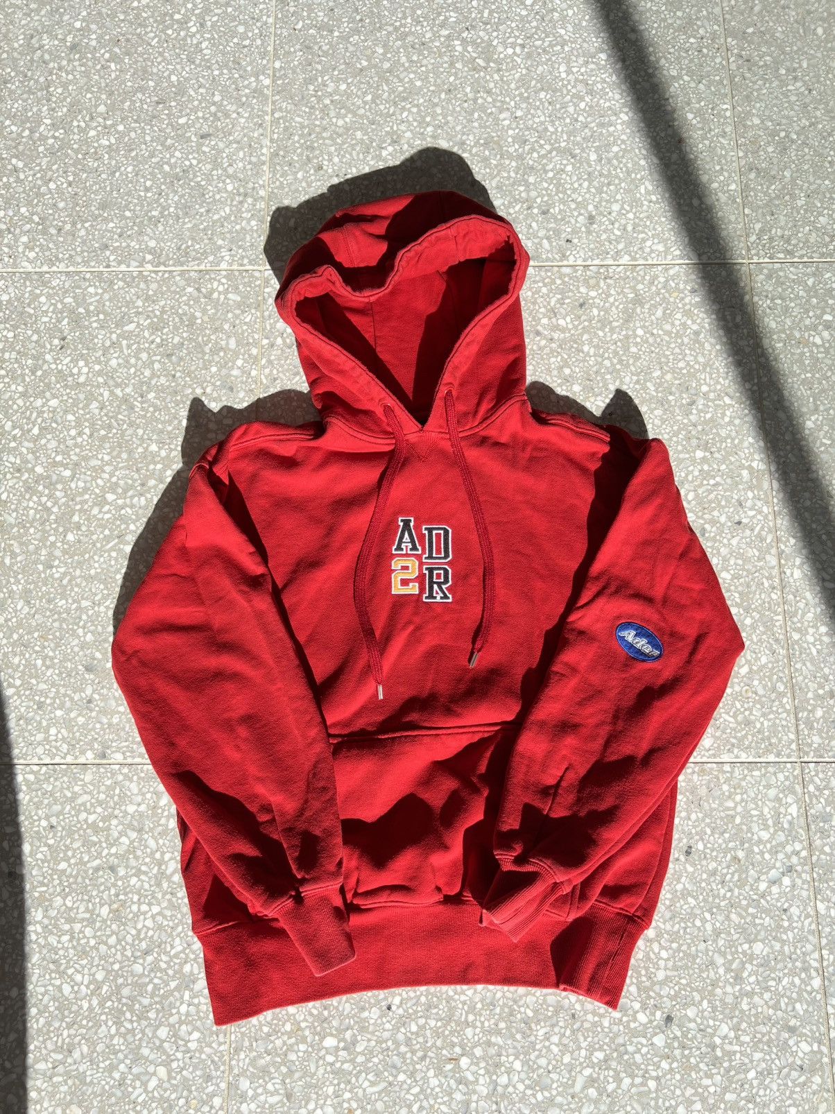 Ader Error Ader Error Red Hoodie - 2017 F/W Size US M / EU 48-50 / 2 - 1 Thumbnail