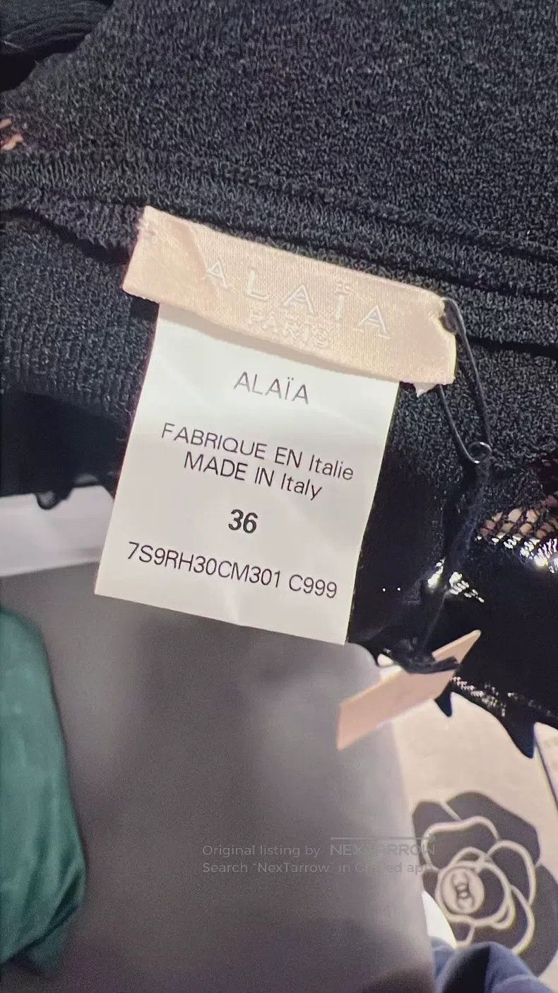 Alaia Alaia Black Knit Dress Size XS / US 0-2 / IT 36-38 - 7 Thumbnail