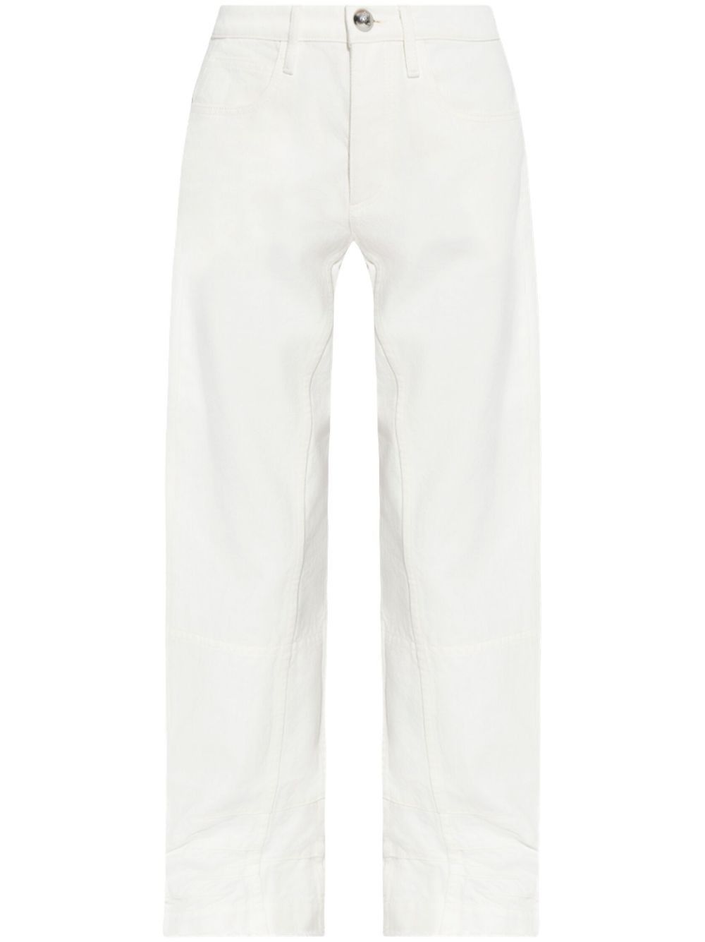 Jil Sander COTTON TROUSERS Size 32" / US 10 / IT 46 - 1 Thumbnail
