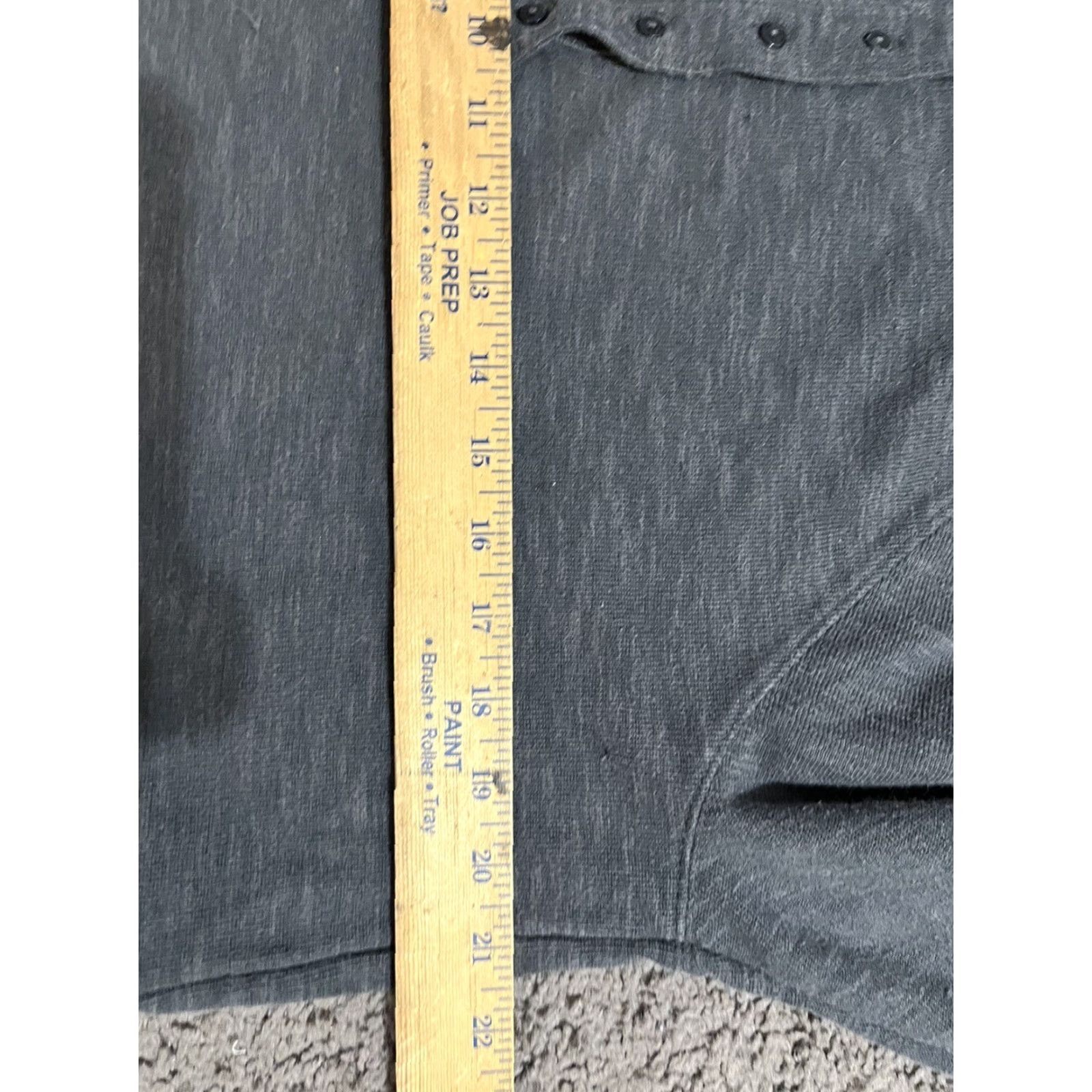 Gap Gap Women’s Blouse Long Sleeve Shirt M Charcoal Gray 100% Cotton Button-Front Size M / US 6-8 / IT 42-44 - 4 Thumbnail