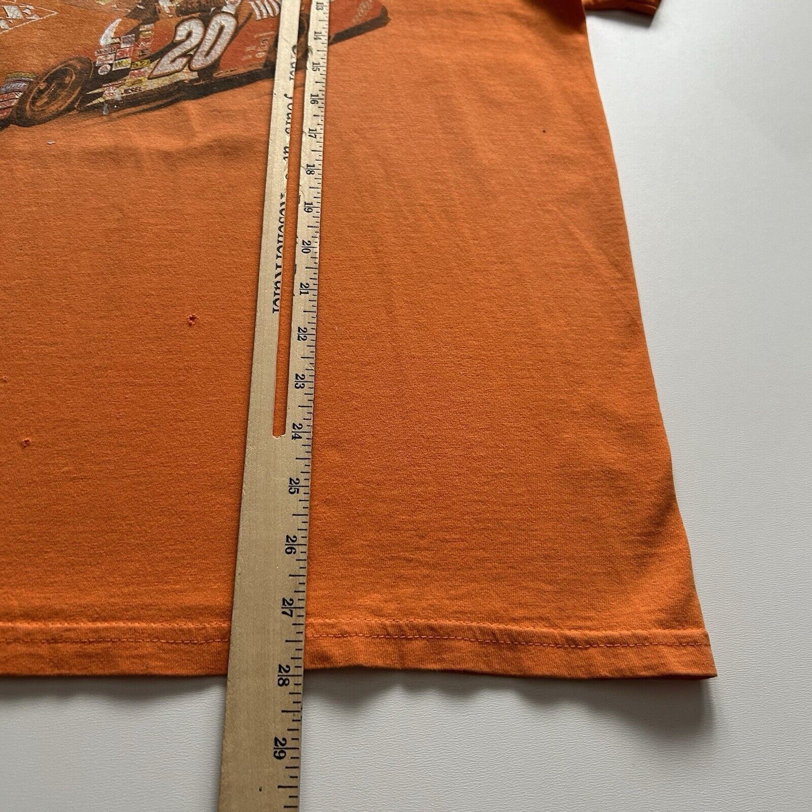 NASCAR Vintage Y2K Nascar Tony Stewart T Shirt XL Faded Orange Size US XL / EU 56 / 4 - 5 Thumbnail