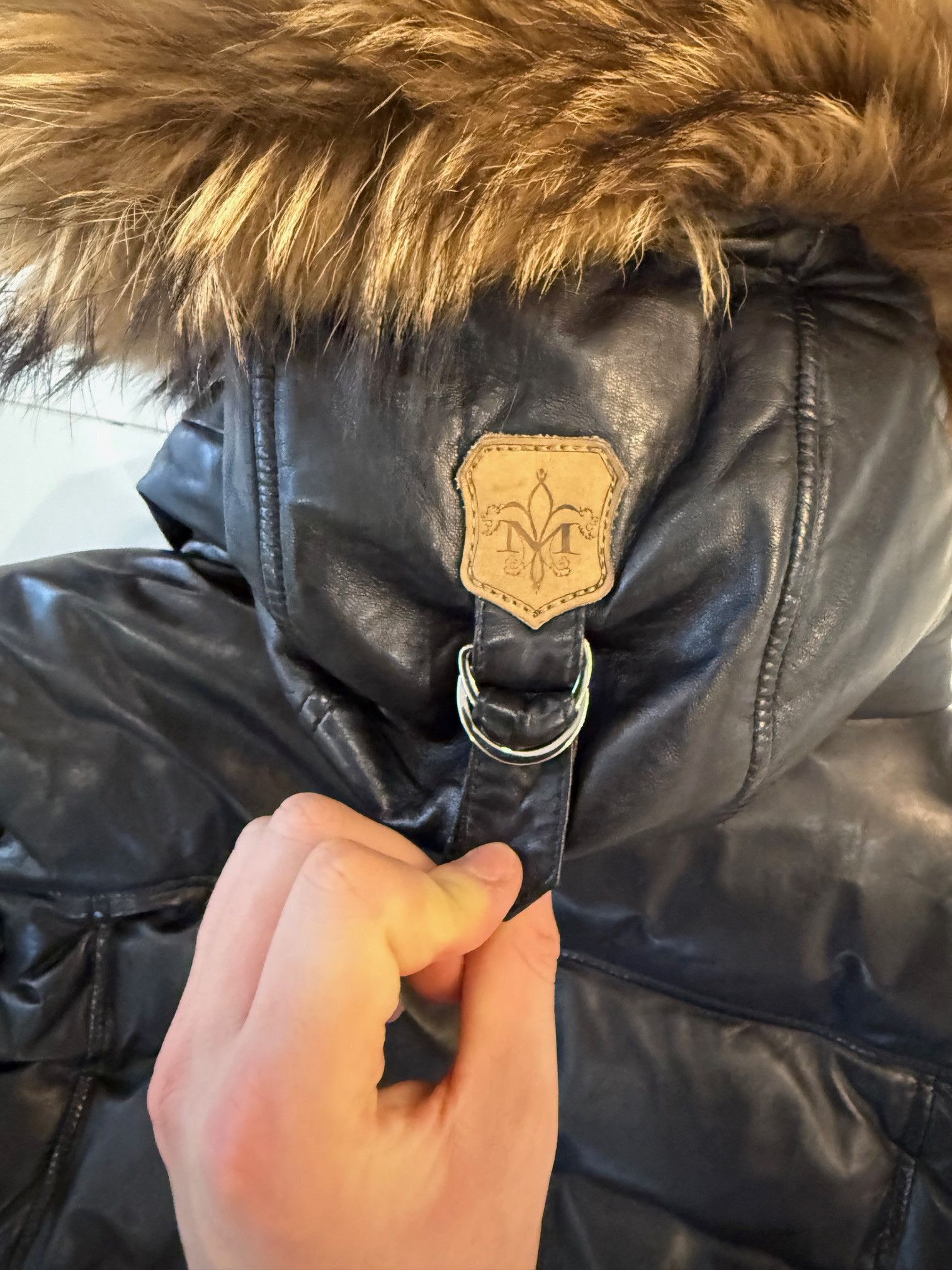 Mackage Mackage Glen Leather Down Bomber Size US S / EU 44-46 / 1 - 4 Thumbnail